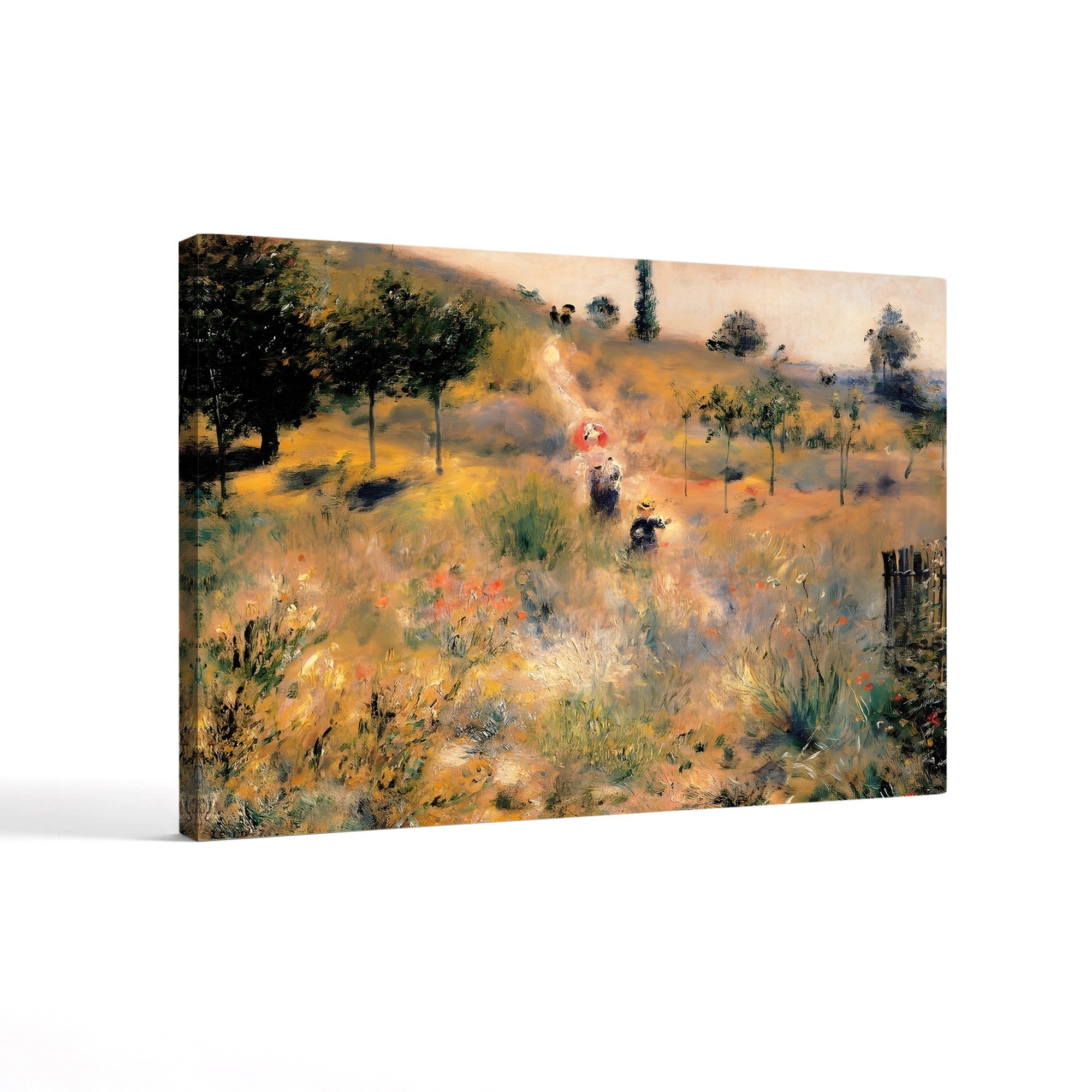 Pathway Through Tall Grass, c. 1875 – Renoir Wall Art | Impressionist Canvas