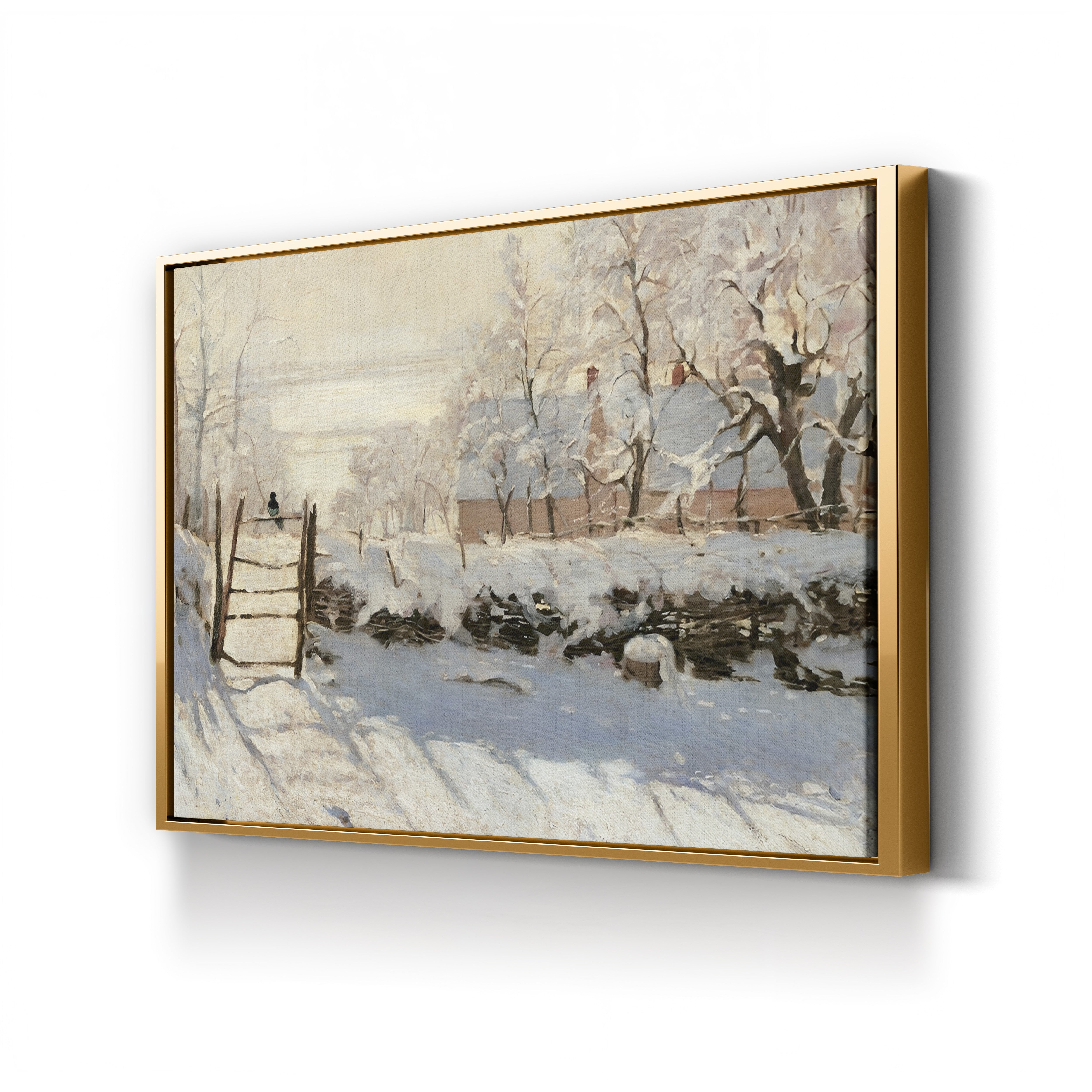 The Magpie (La Pie), 1868-69 by Claude Monet