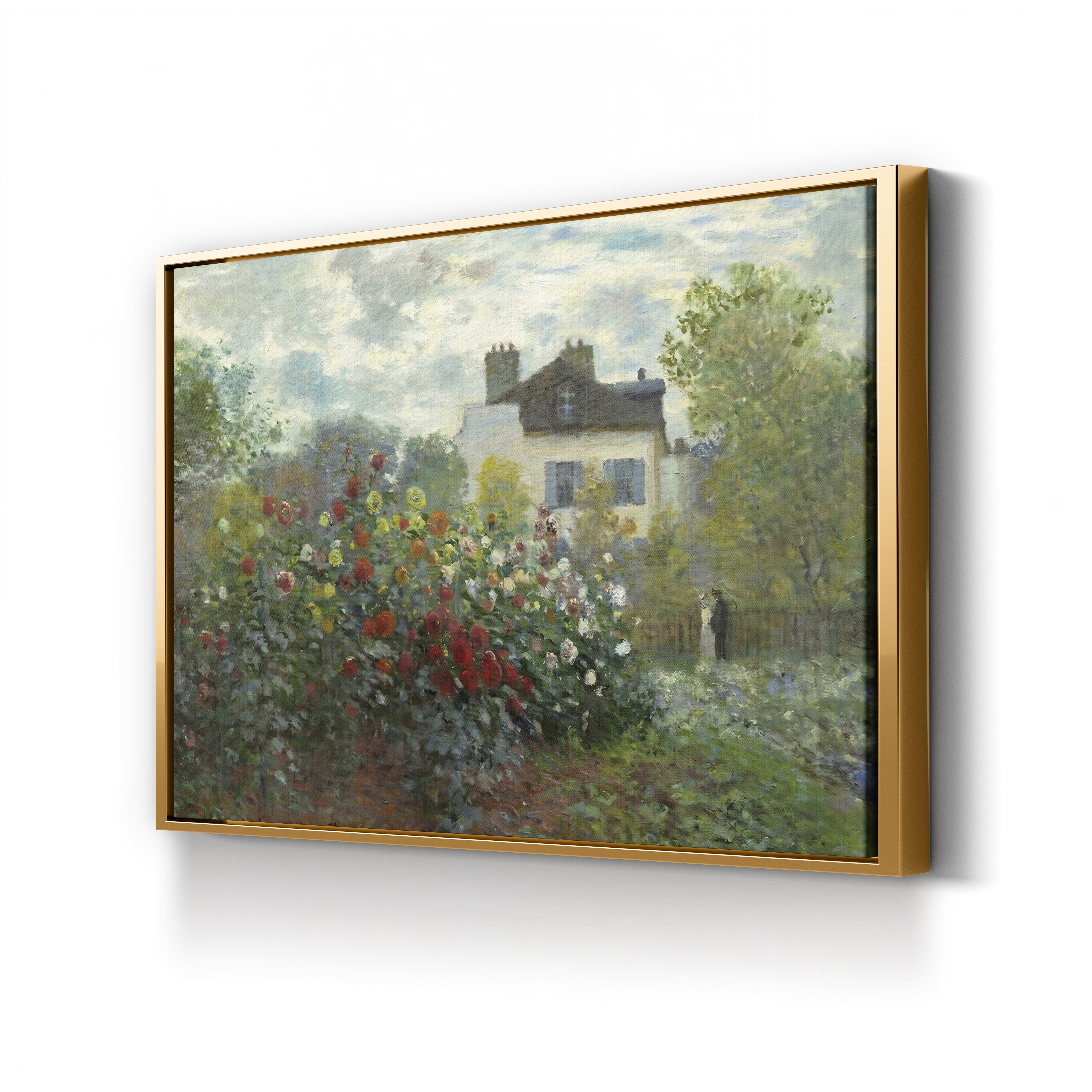 The Artist’s Garden in Argenteuil (A Corner of the Garden with Dahlias), 1873 by Claude Monet