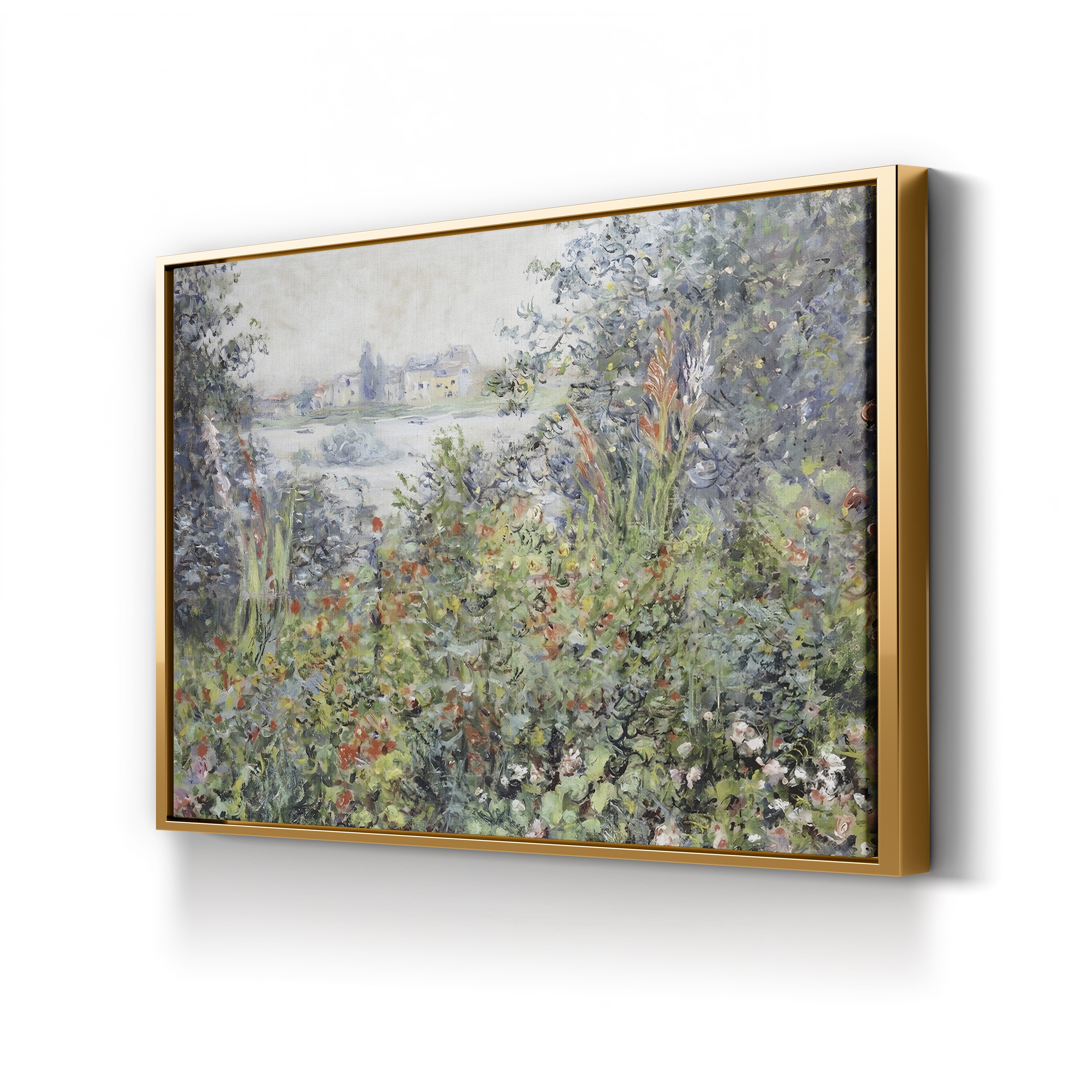 Flowers at Vétheuil (Fleurs à Vétheuil), 1881 – Claude Monet Wall Art | Impressionist Floral Garden Print
