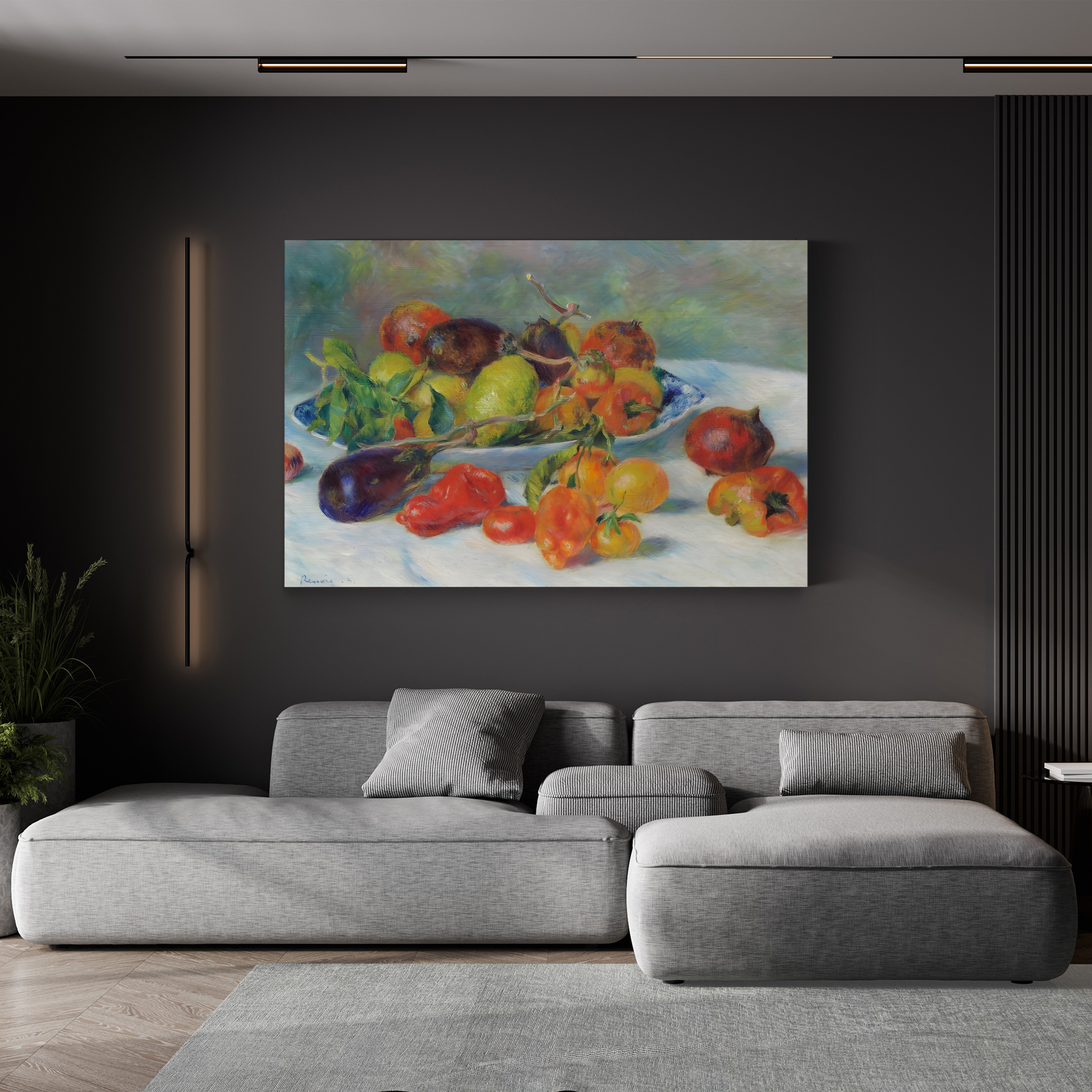 Fruits of the Midi – Pierre-Auguste Renoir Wall Art | Impressionist Still Life Canvas Print