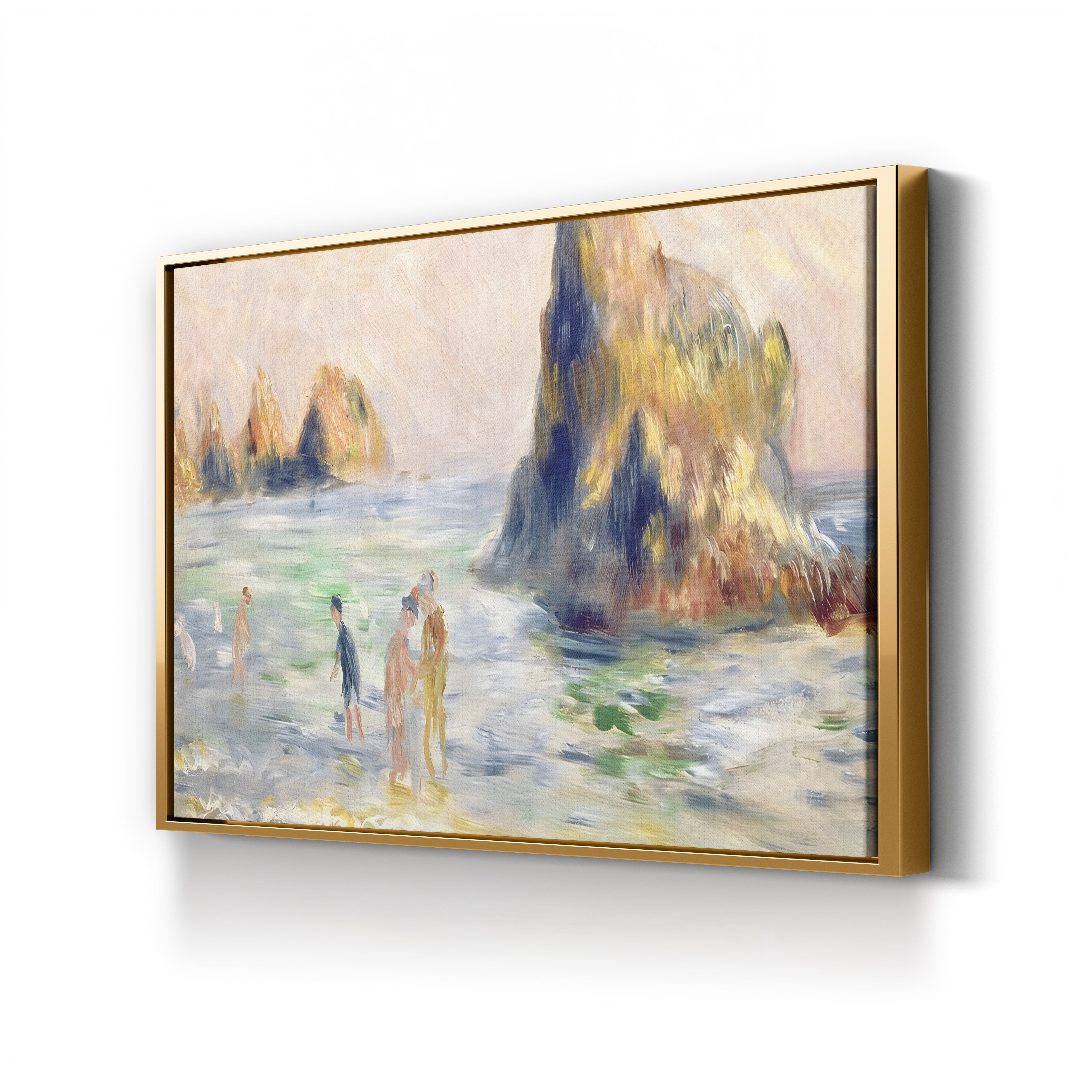 Moulin Huet Bay, Guernsey, c. 1883 – Renoir Wall Art | Coastal