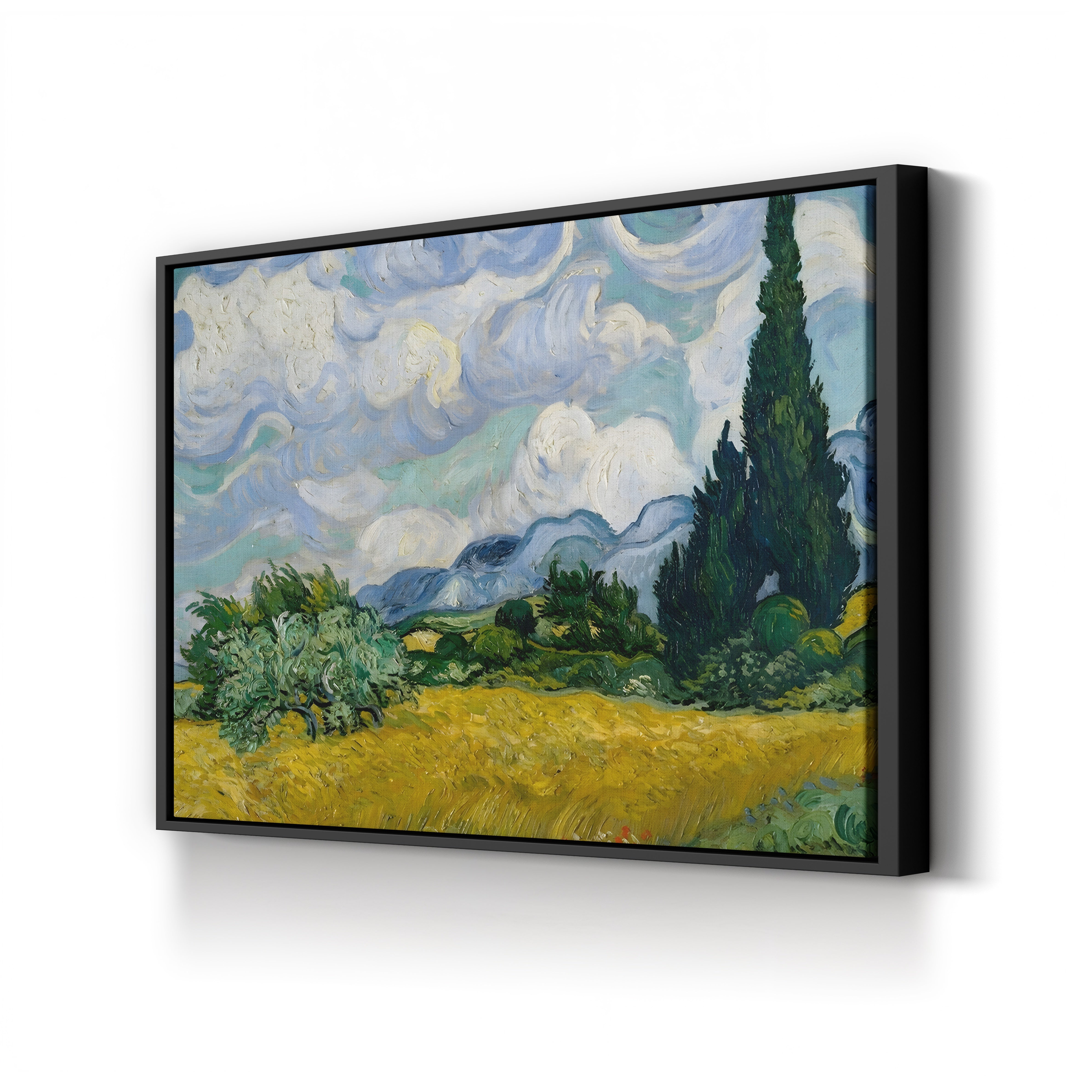 Cypresses II – Vincent van Gogh Wall Art | Post-Impressionist Landscape Canvas Print