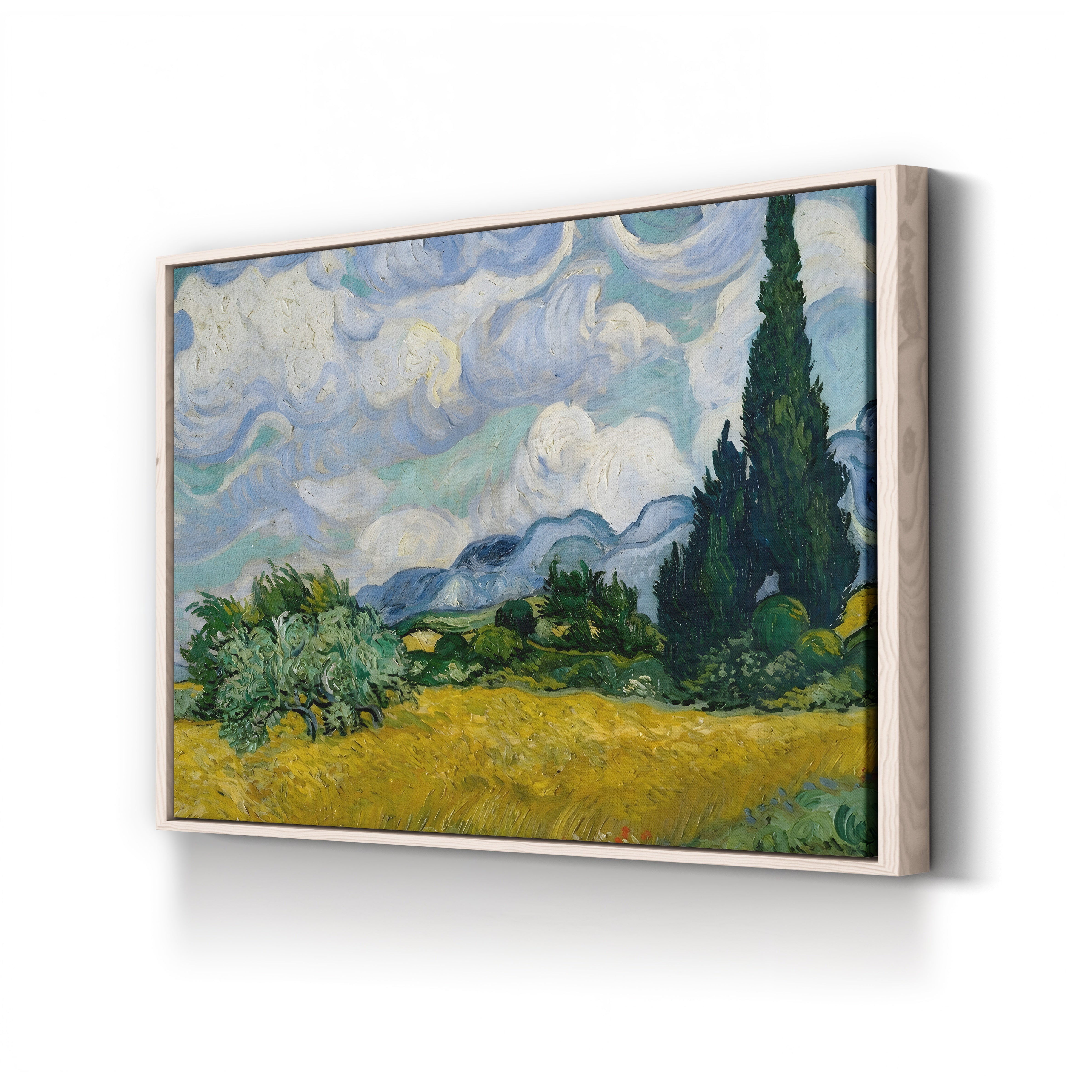 Cypresses II – Vincent van Gogh Wall Art | Post-Impressionist Landscape Canvas Print