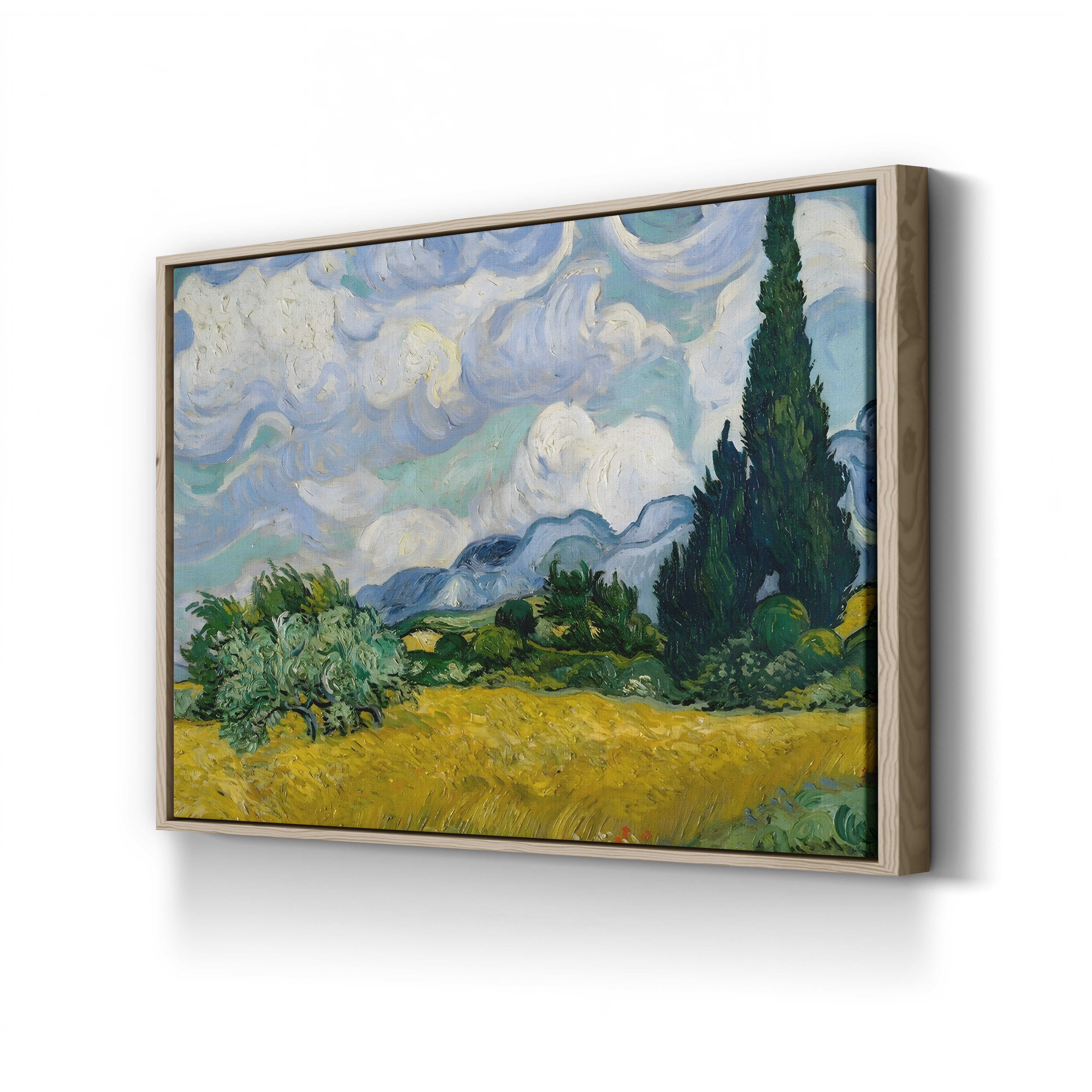 Cypresses II – Vincent van Gogh Wall Art | Post-Impressionist Landscape Canvas Print