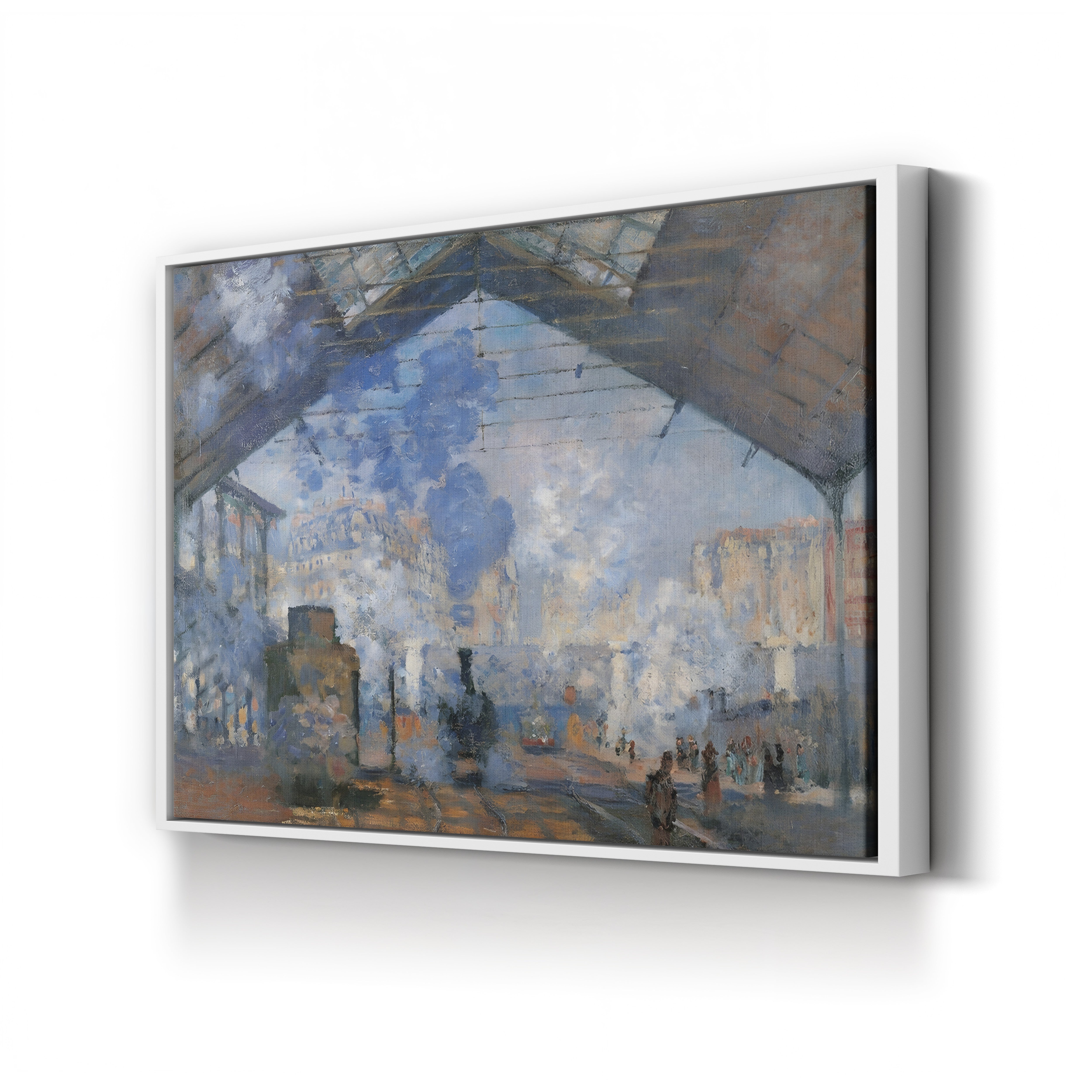 The Saint-Lazare Station (La Gare Saint-Lazare), 1877 by Claude Monet