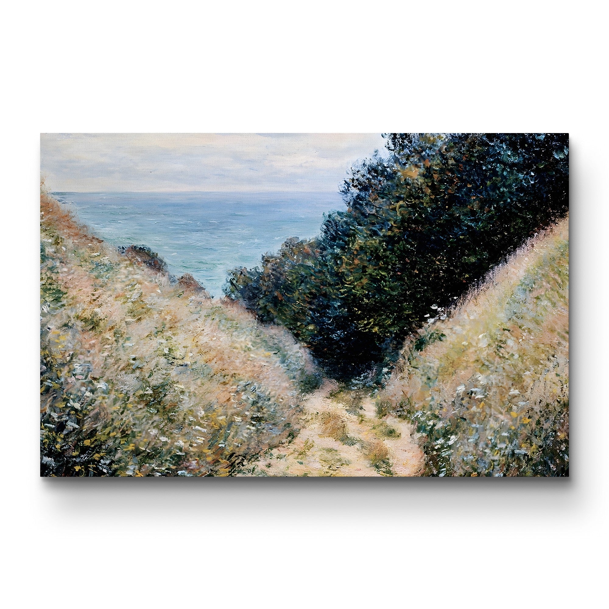Road at La Cavée, Pourville (Chemin de la Cavée, Pourville), 1882 by Claude Monet