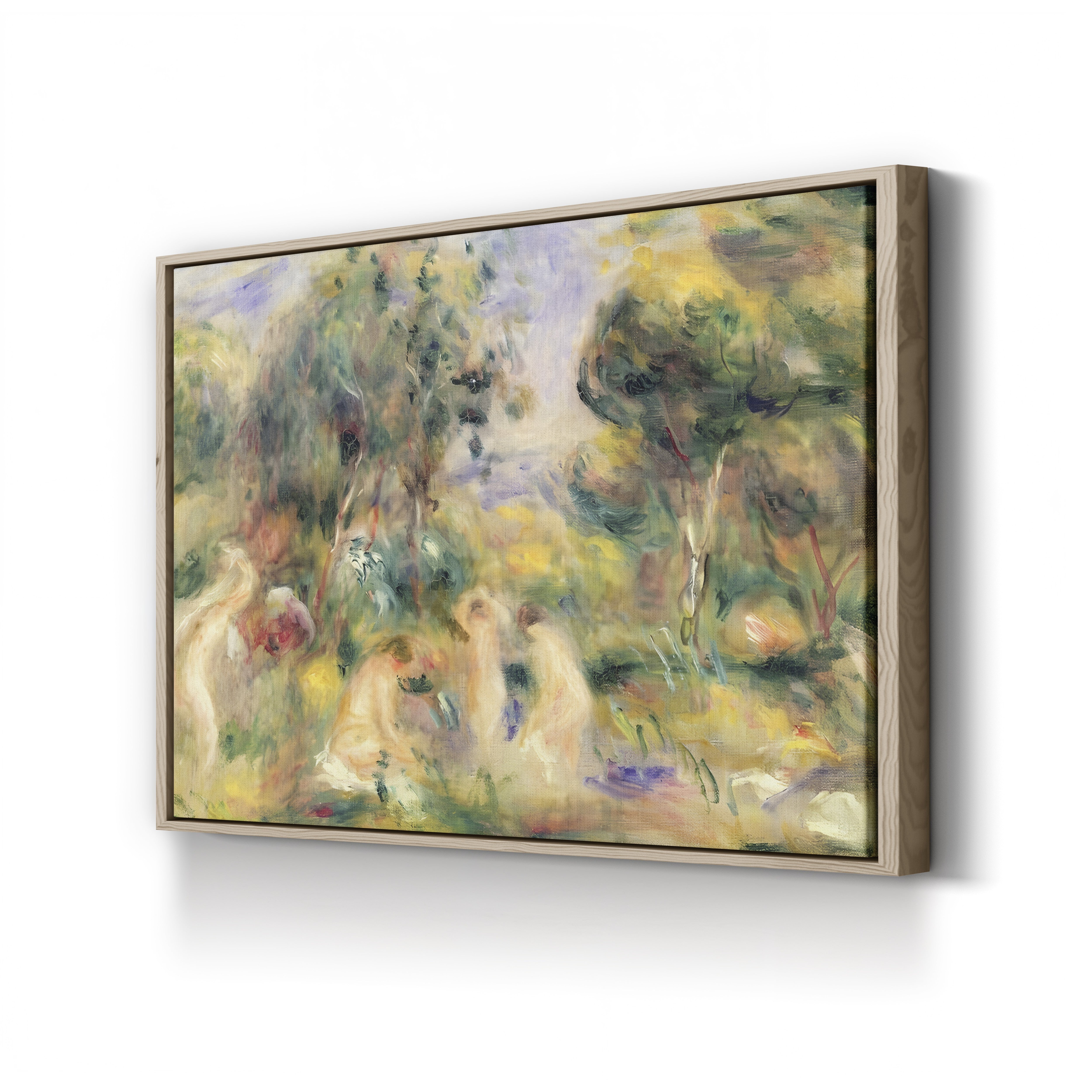 The Bathers – Pierre-Auguste Renoir Wall Art | Impressionist Bather Canvas Print