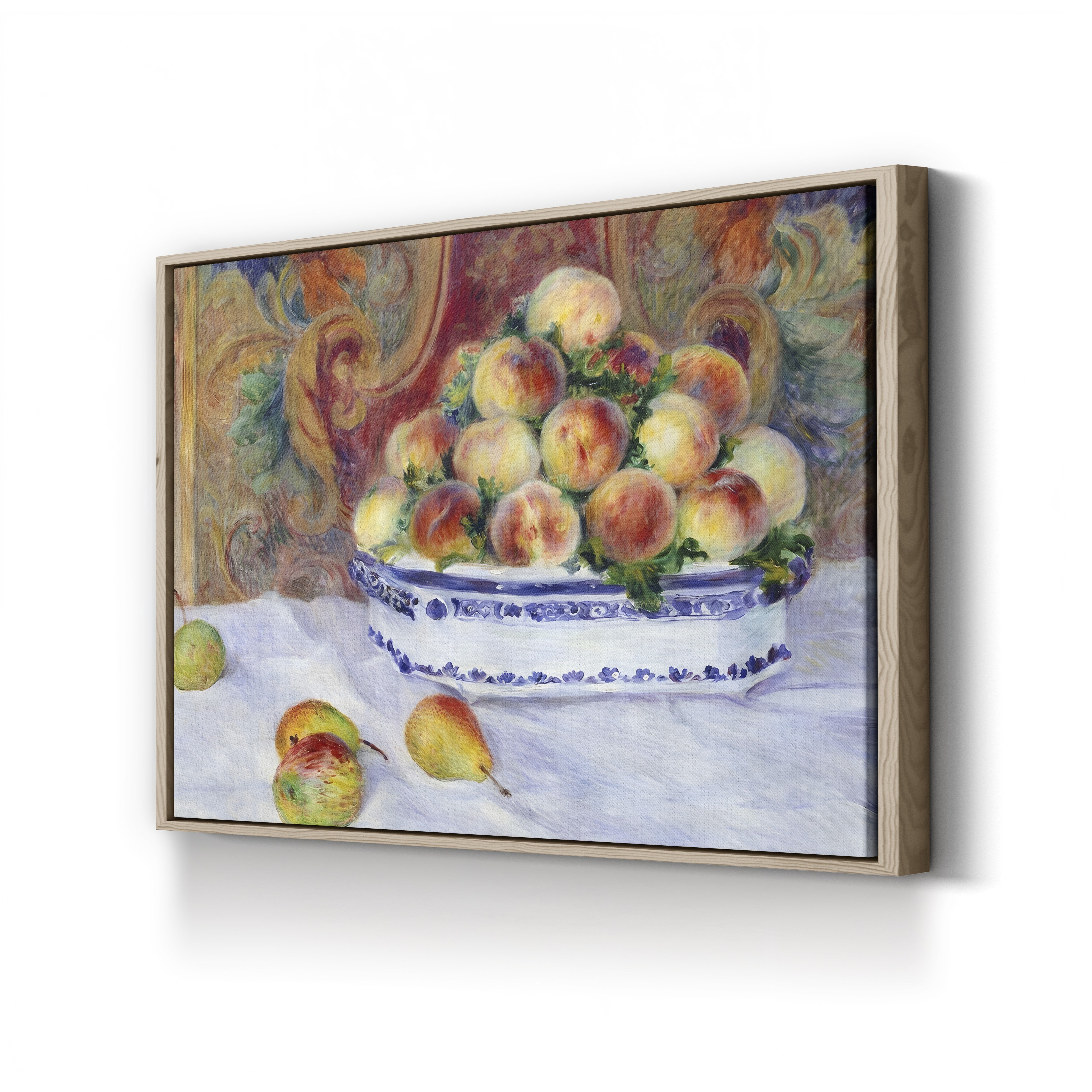 Still Life with Peaches – Renoir Wall Art | Impressionist Still Life Canvas