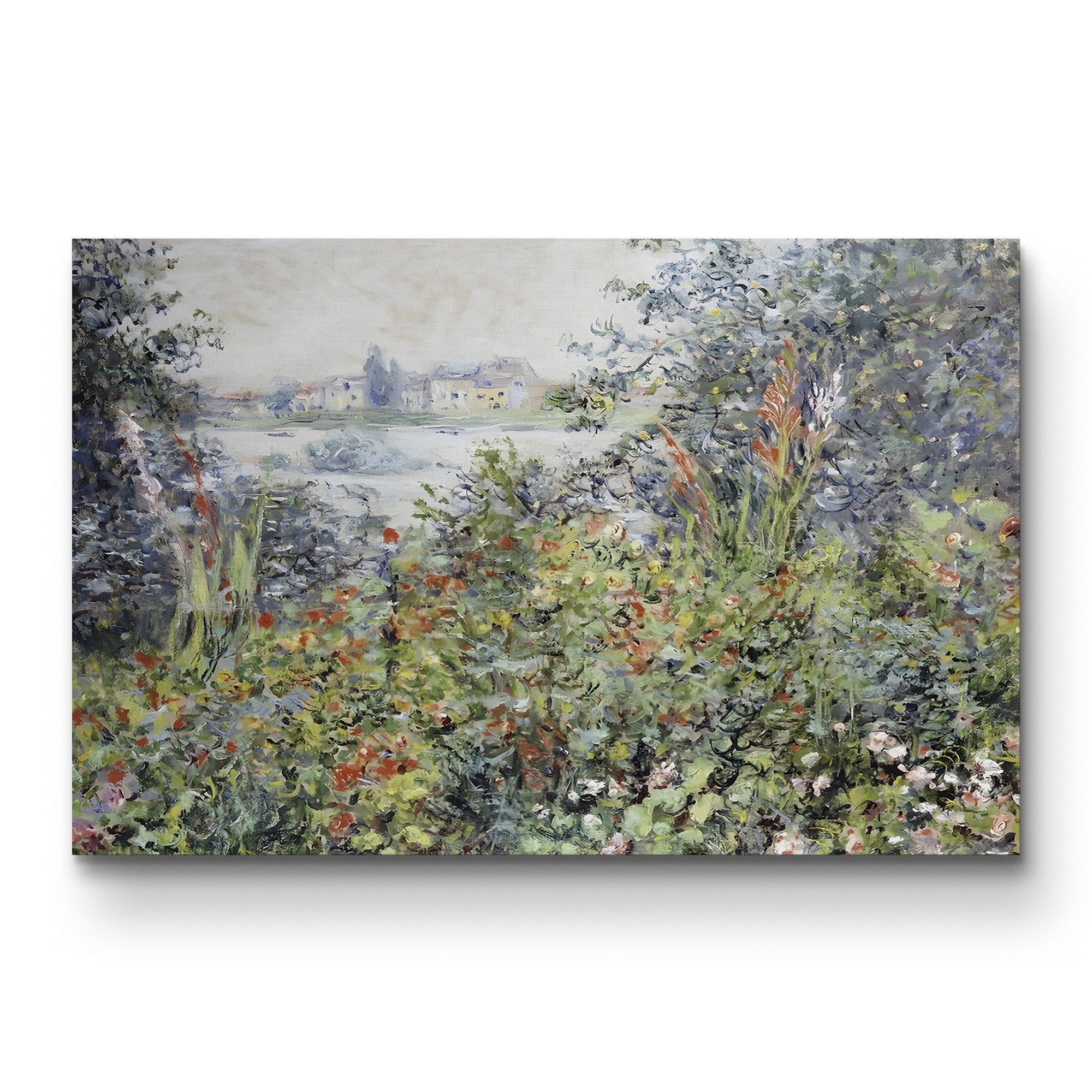 Flowers at Vétheuil (Fleurs à Vétheuil), 1881 – Claude Monet Wall Art | Impressionist Floral Garden Print
