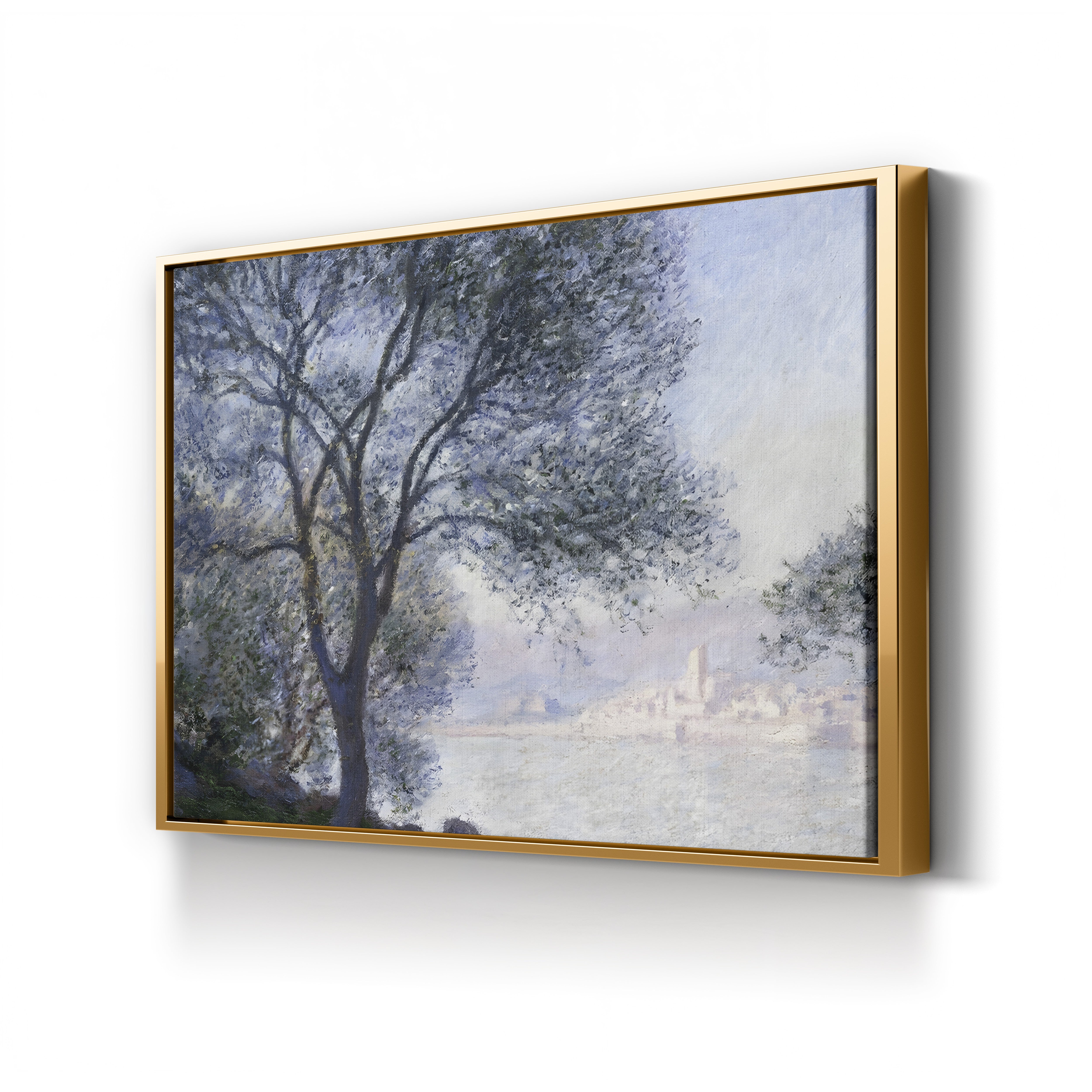 Antibes Seen from the Salis, 1888 – Claude Monet Wall Art | Impressionist Mediterranean Landscape Canvas Print