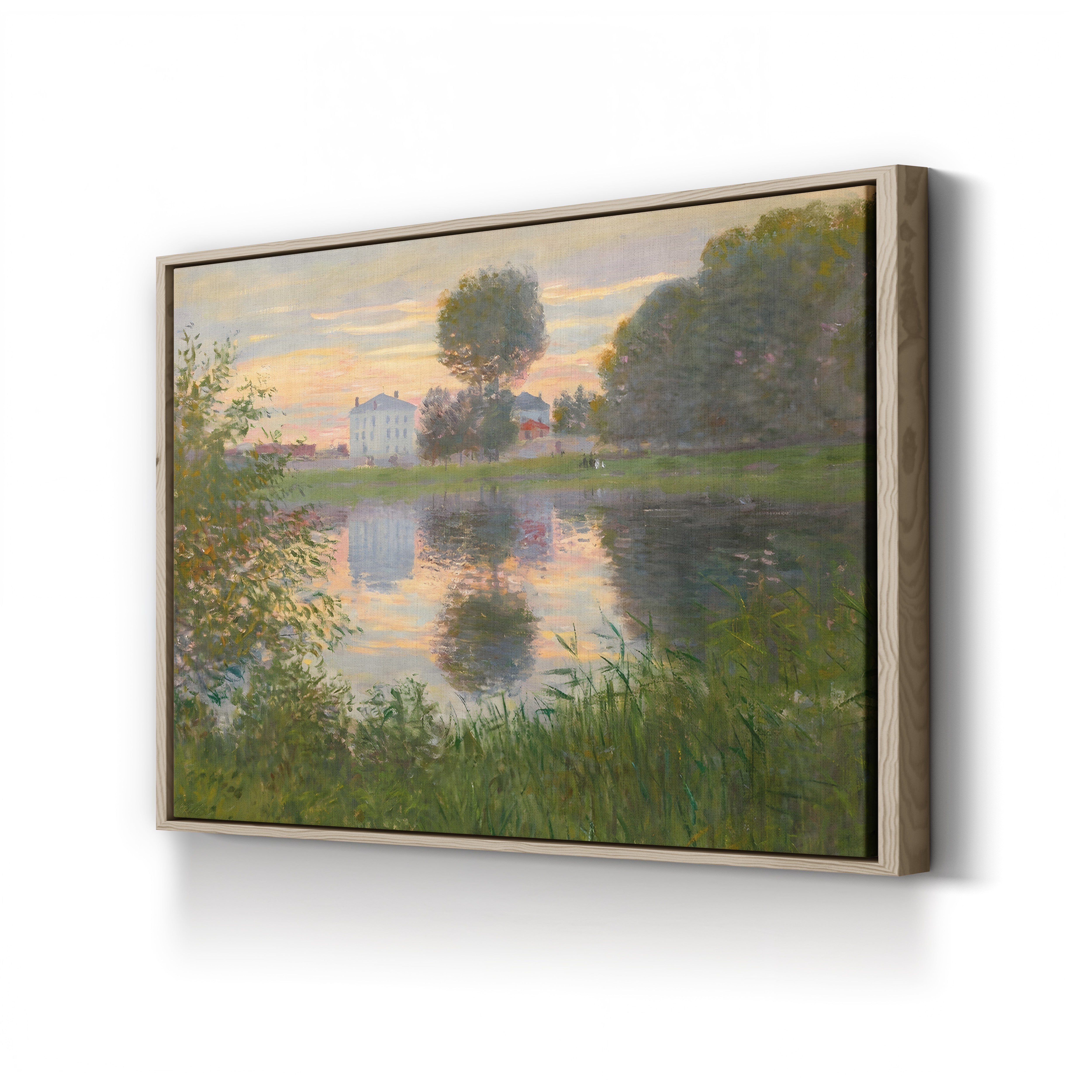 Ball-Shaped Tree, Argenteuil, 1876 – Claude Monet Wall Art | Impressionist Landscape Canvas Print