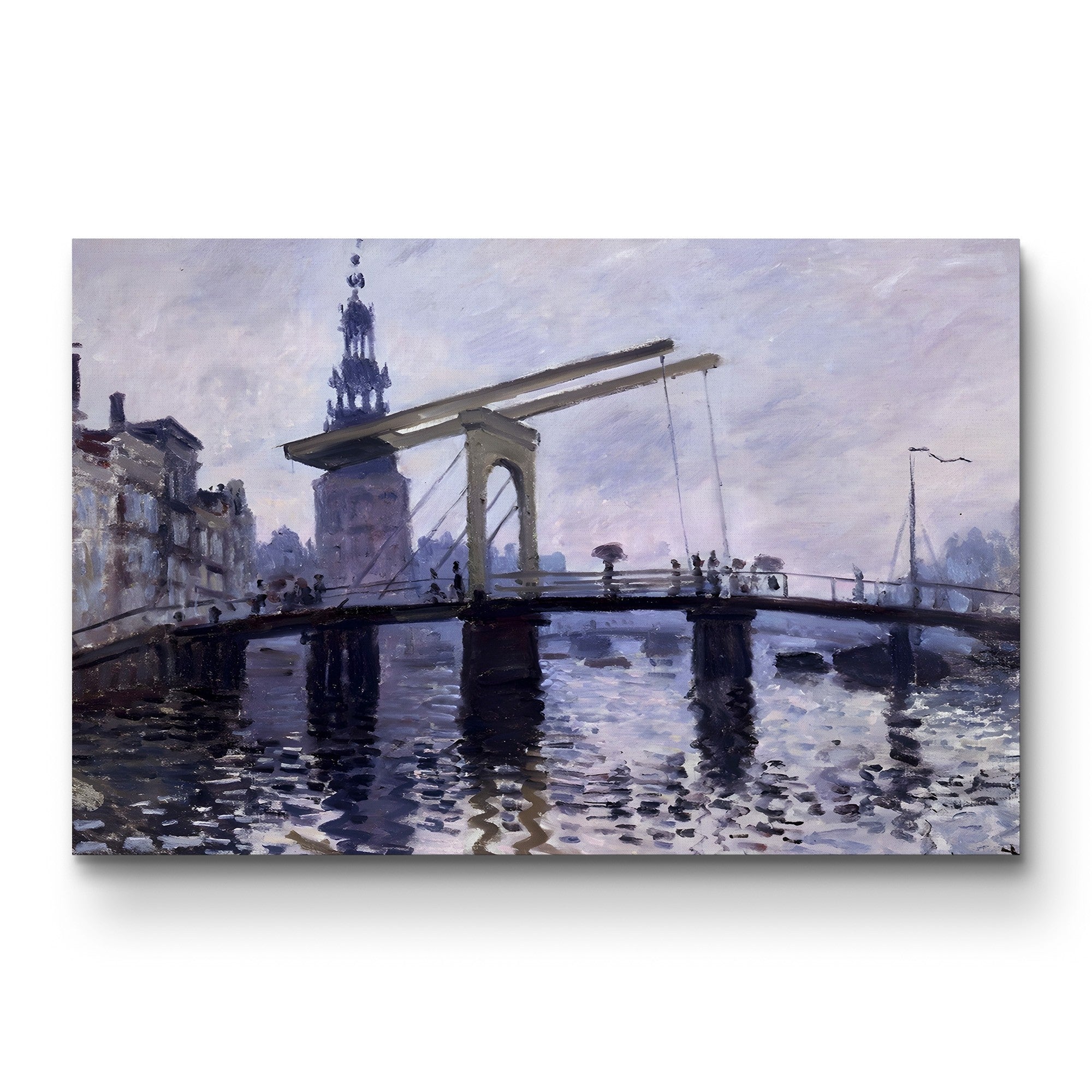 The Bridge, Amsterdam (Le Pont, Amsterdam), 1874 by Claude Monet