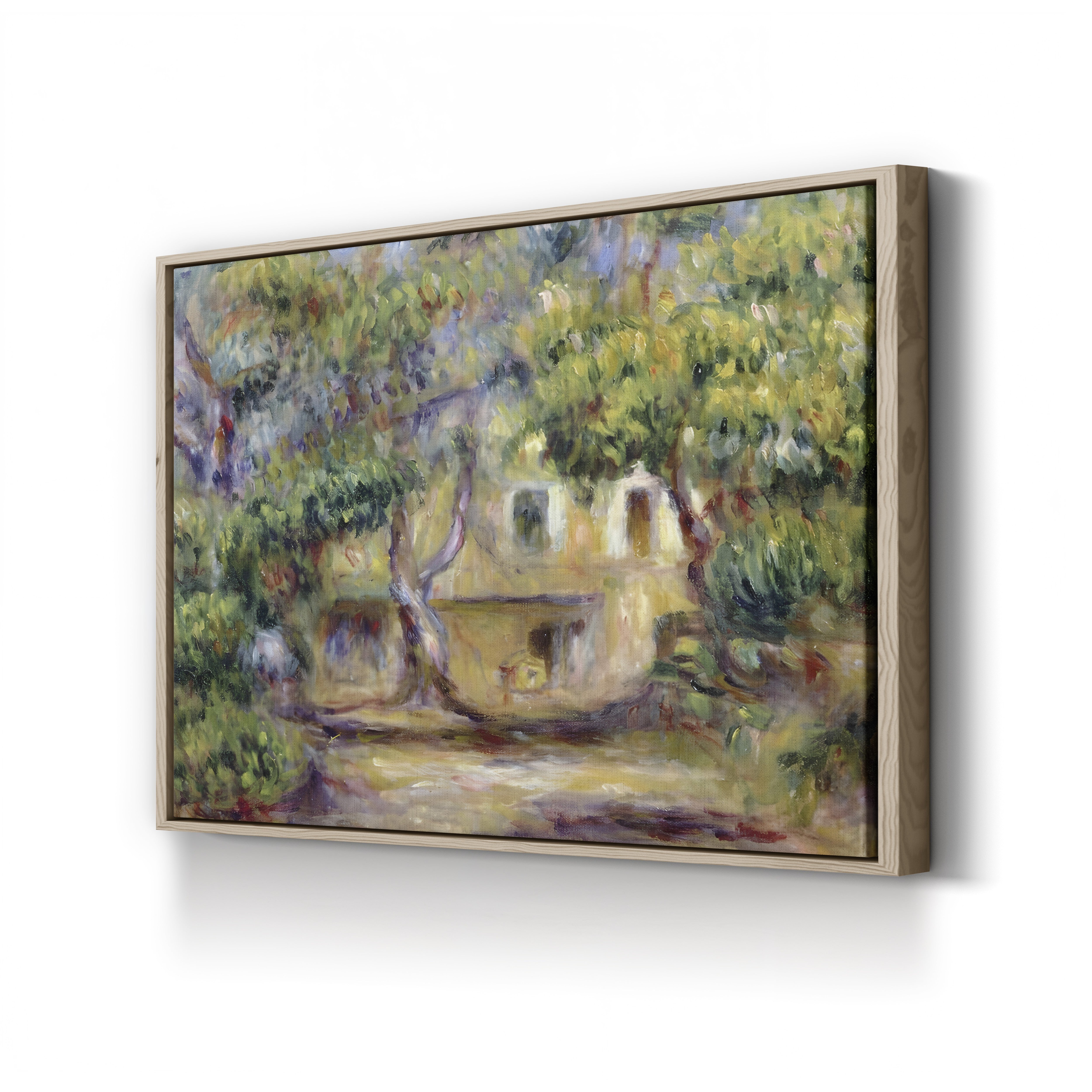 The Farm at Les Collettes, c.1915 – Pierre-Auguste Renoir Wall Art | Impressionist Provençal Canvas Print