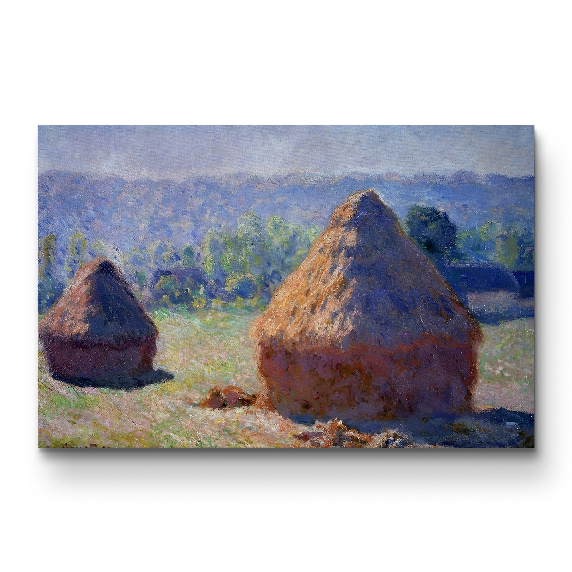Haystacks, End of Summer – Claude Monet Wall Art | Impressionist Series Canvas Print