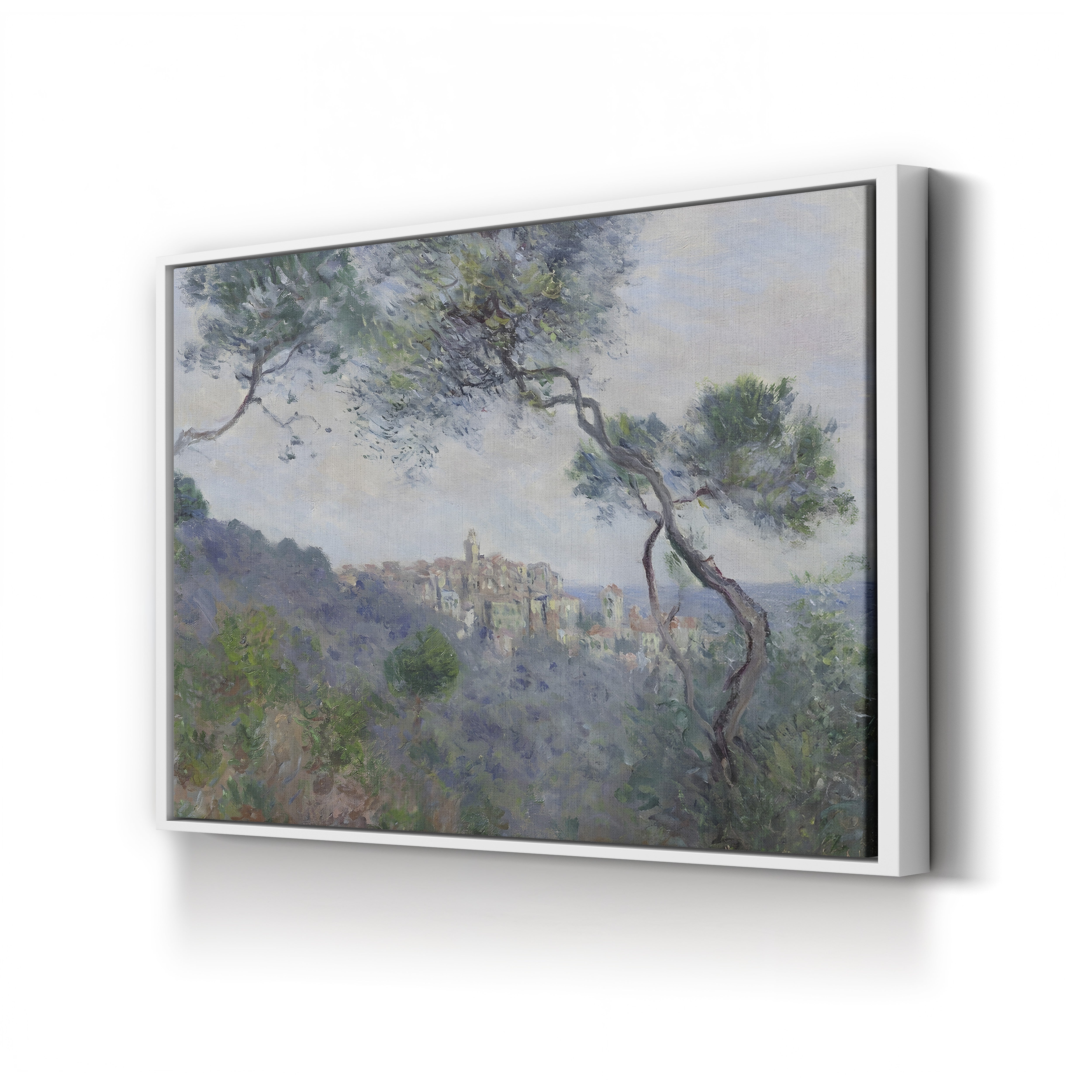 Bordighera, Italy, 1884 – Claude Monet Wall Art | Impressionist Italian Riviera Canvas Print