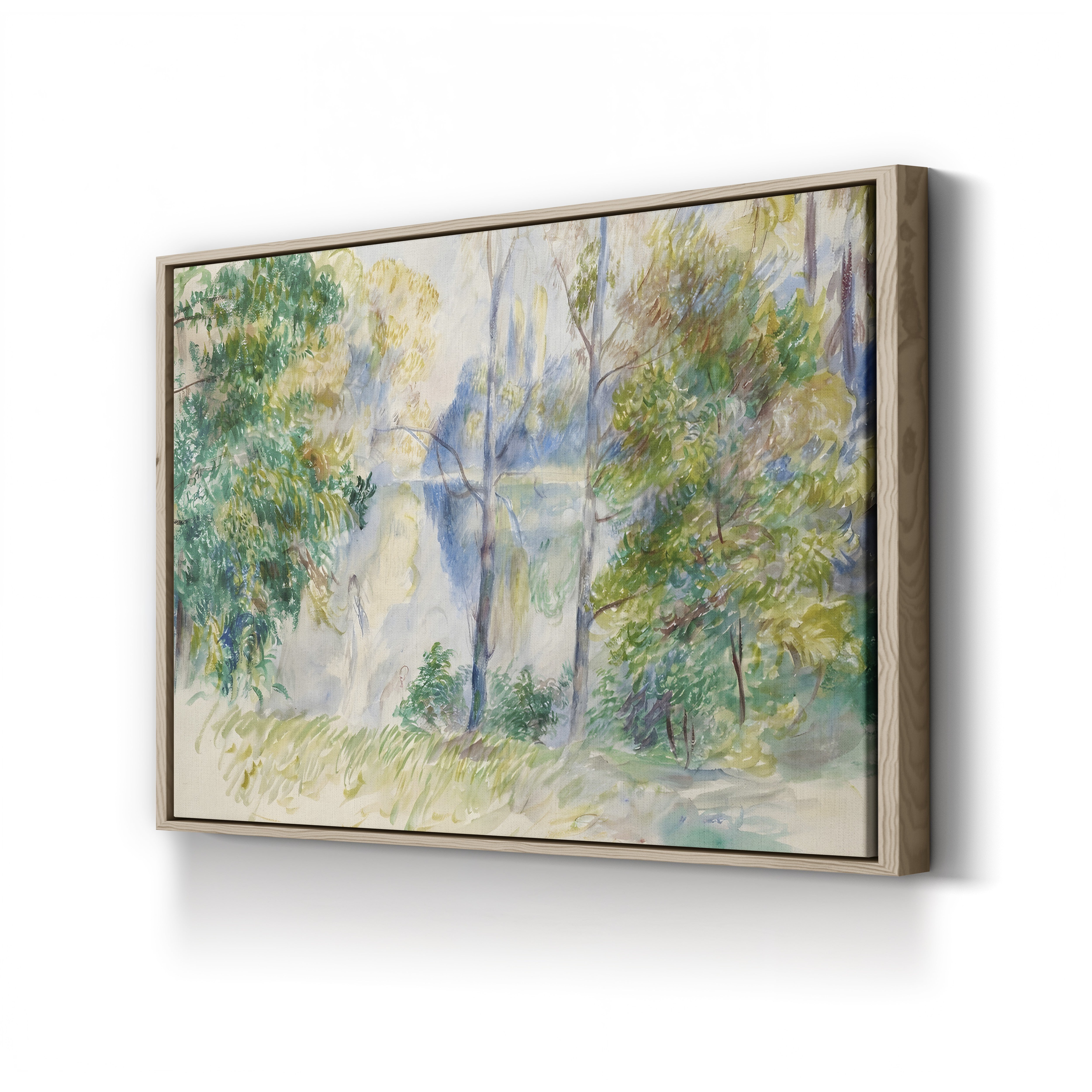 View of a Park, 1885 – Pierre-Auguste Renoir Wall Art | Impressionist Garden Canvas Print