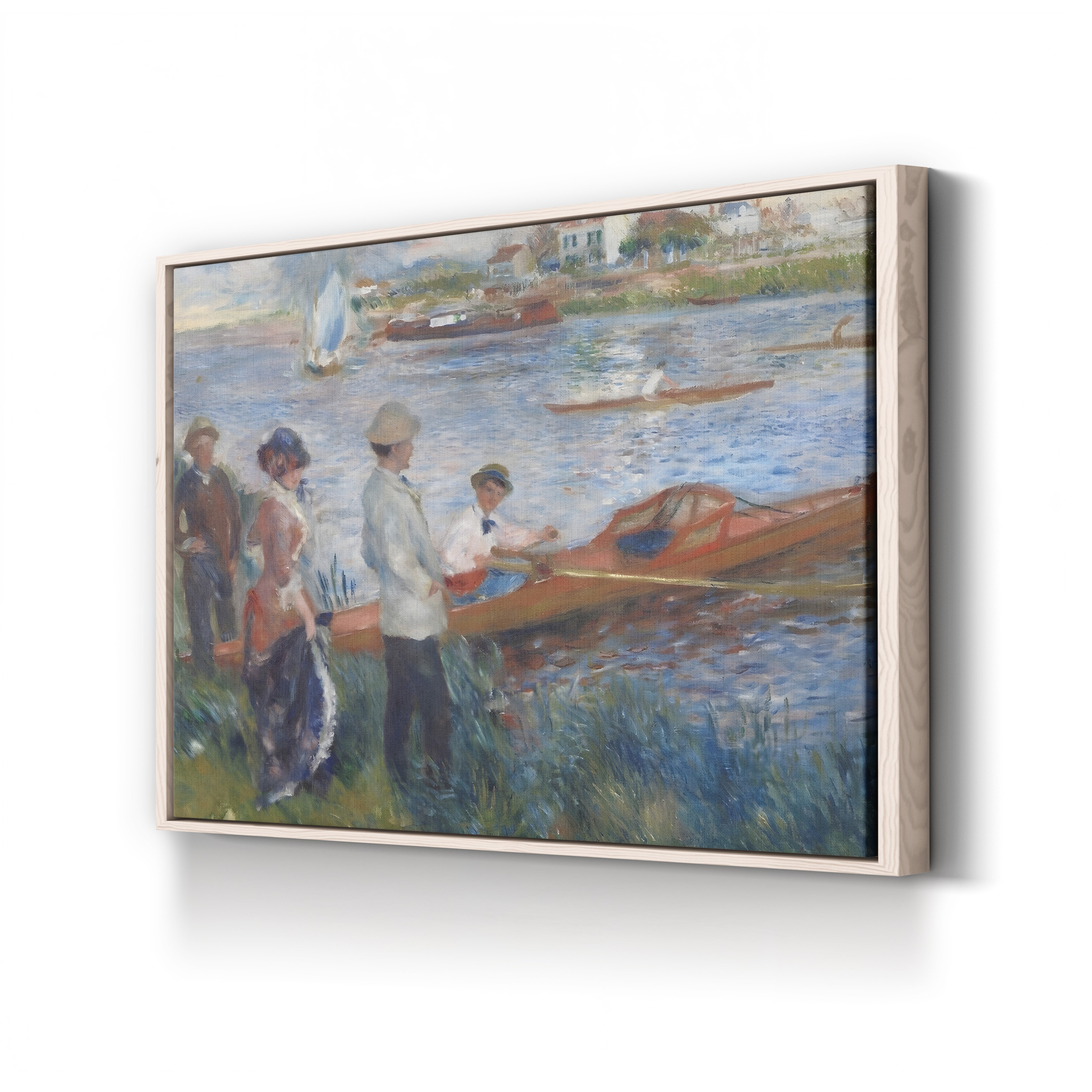 Oarsmen at Chatou, 1879 – Renoir Wall Art | Impressionist Boating Canvas