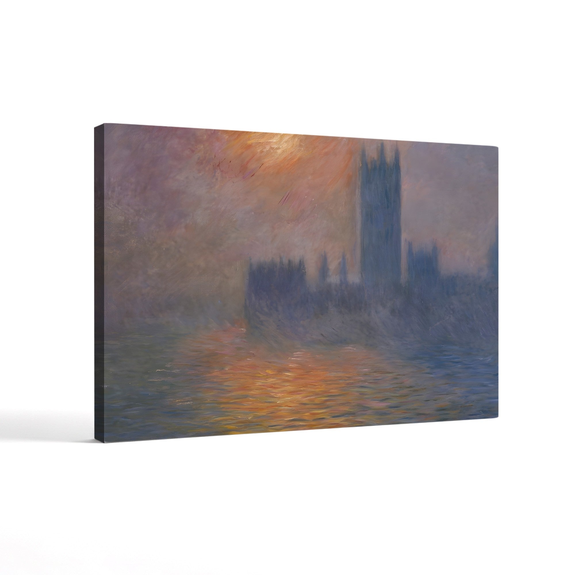 Houses of Parliament, Sunset, 1904 – Claude Monet Wall Art | Impressionist London Series Canvas Print