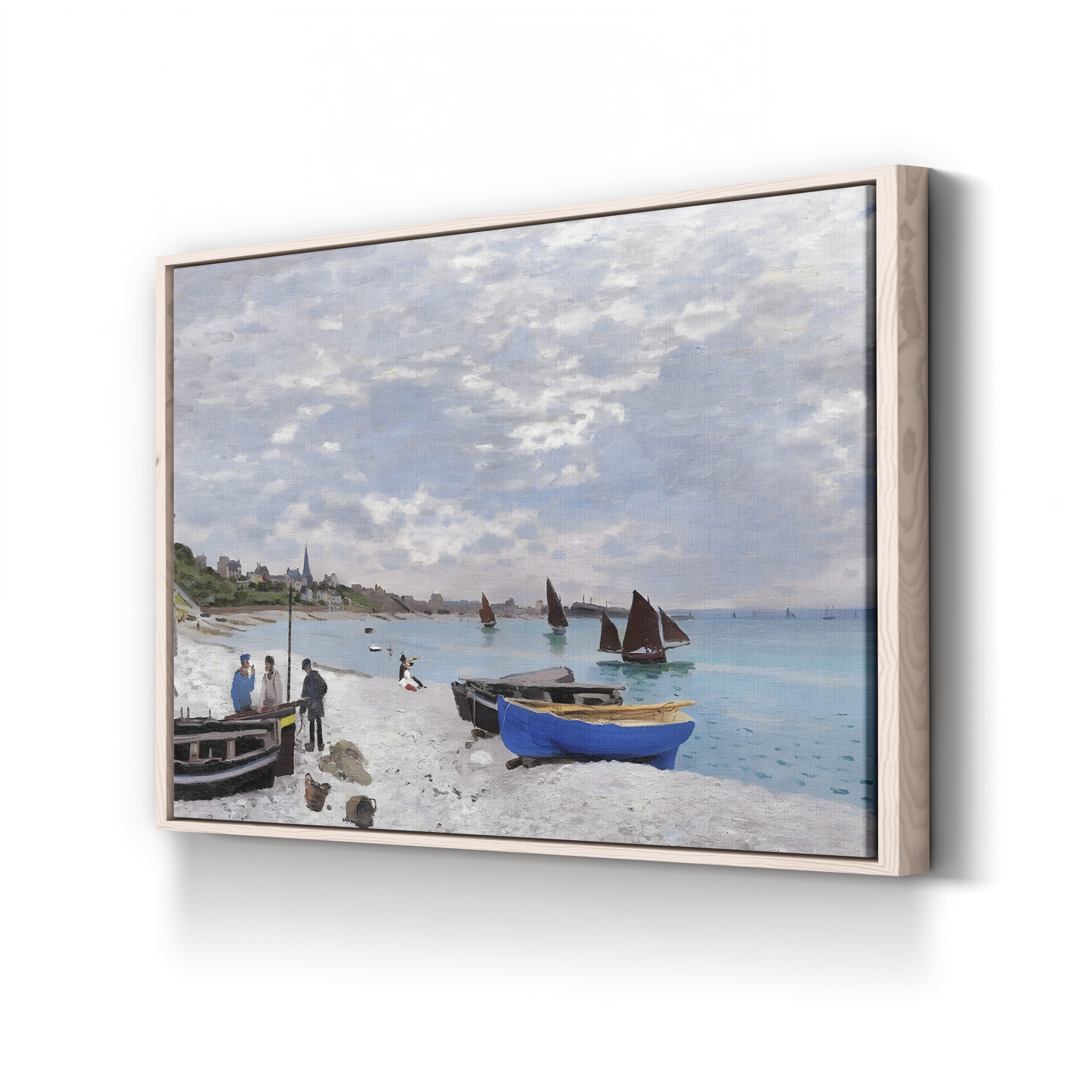 The Beach at Sainte-Adresse (La Plage de Sainte-Adresse), 1867 by Claude Monet