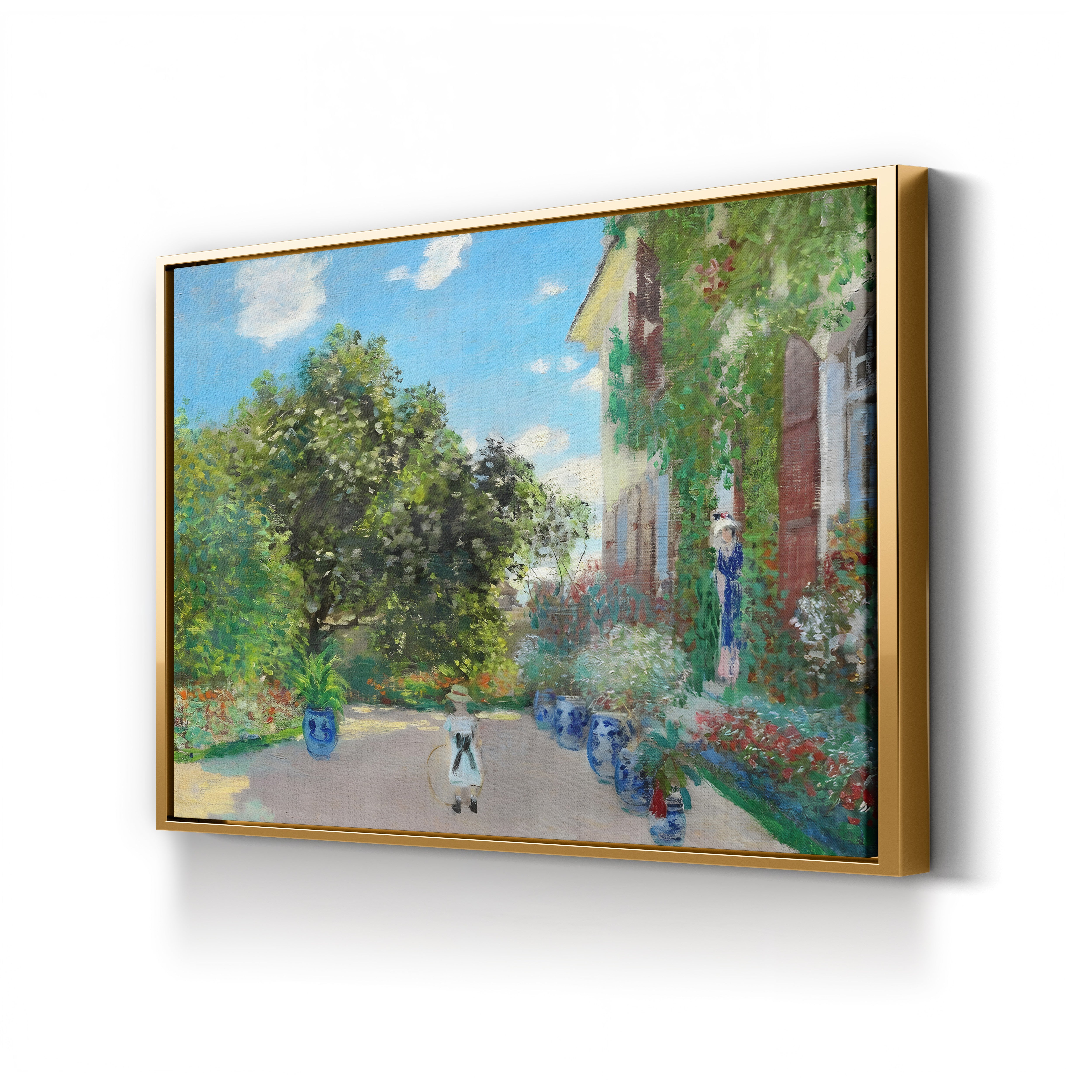 The Artist’s House at Argenteuil (La Maison de l’artiste à Argenteuil), 1873 by Claude Monet