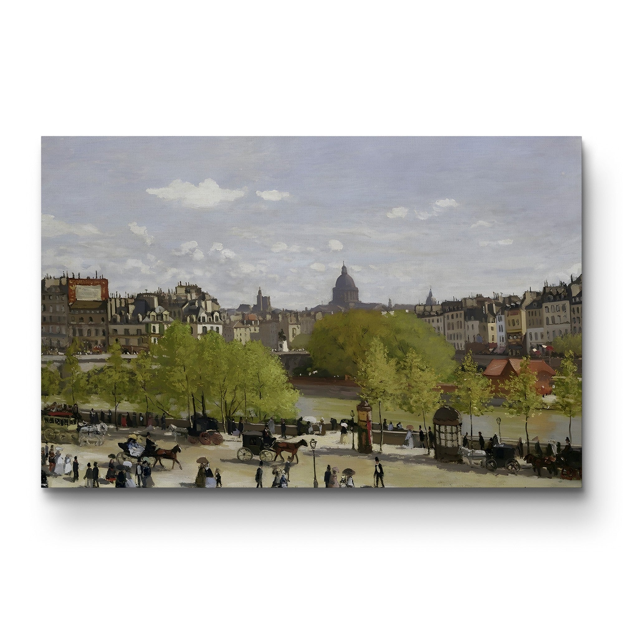 Quai du Louvre, Paris (Le Quai du Louvre), 1866-67 by Claude Monet