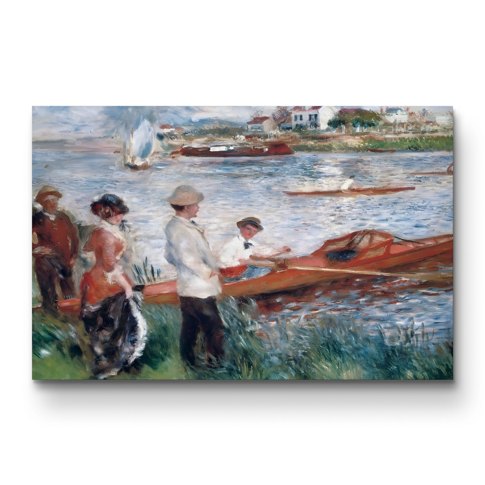 Oarsmen at Chatou – Renoir Wall Art | Impressionist Boating Canvas