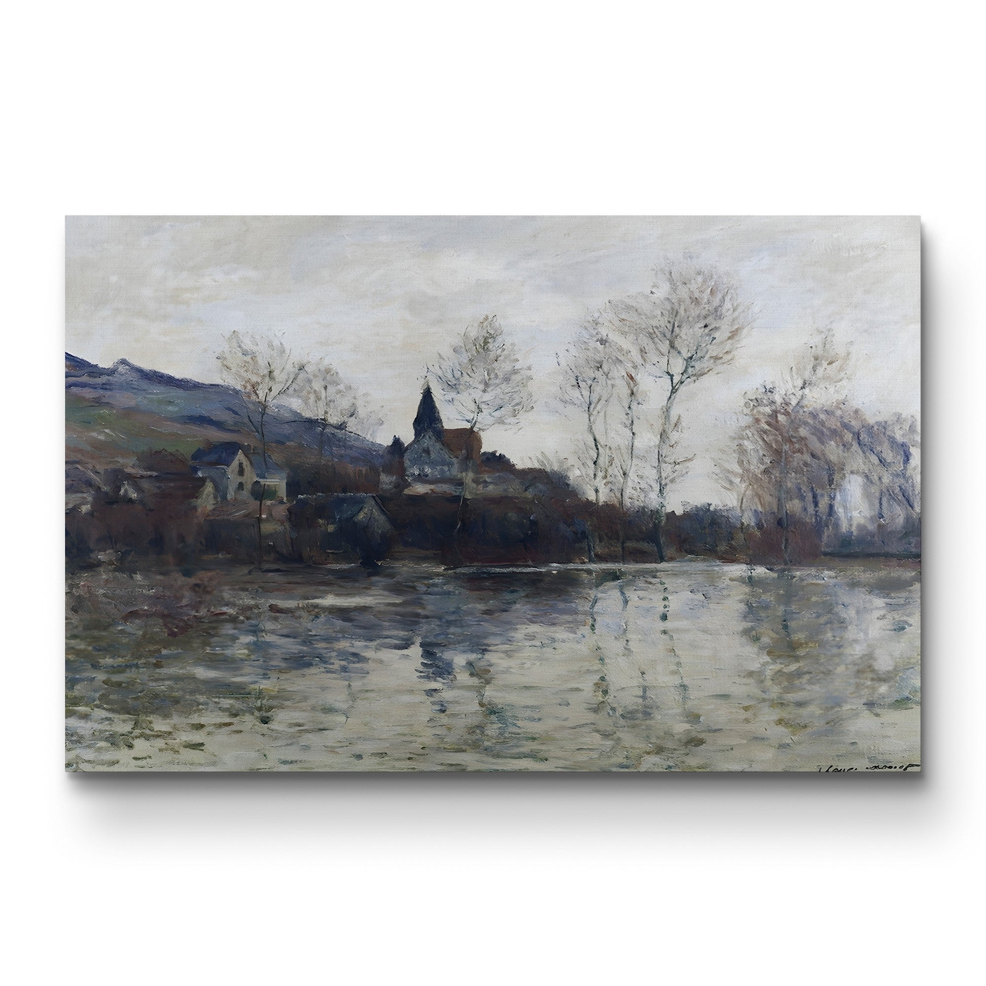 The Flood at Giverny (L’Inondation à Giverny), 1886 by Claude Monet