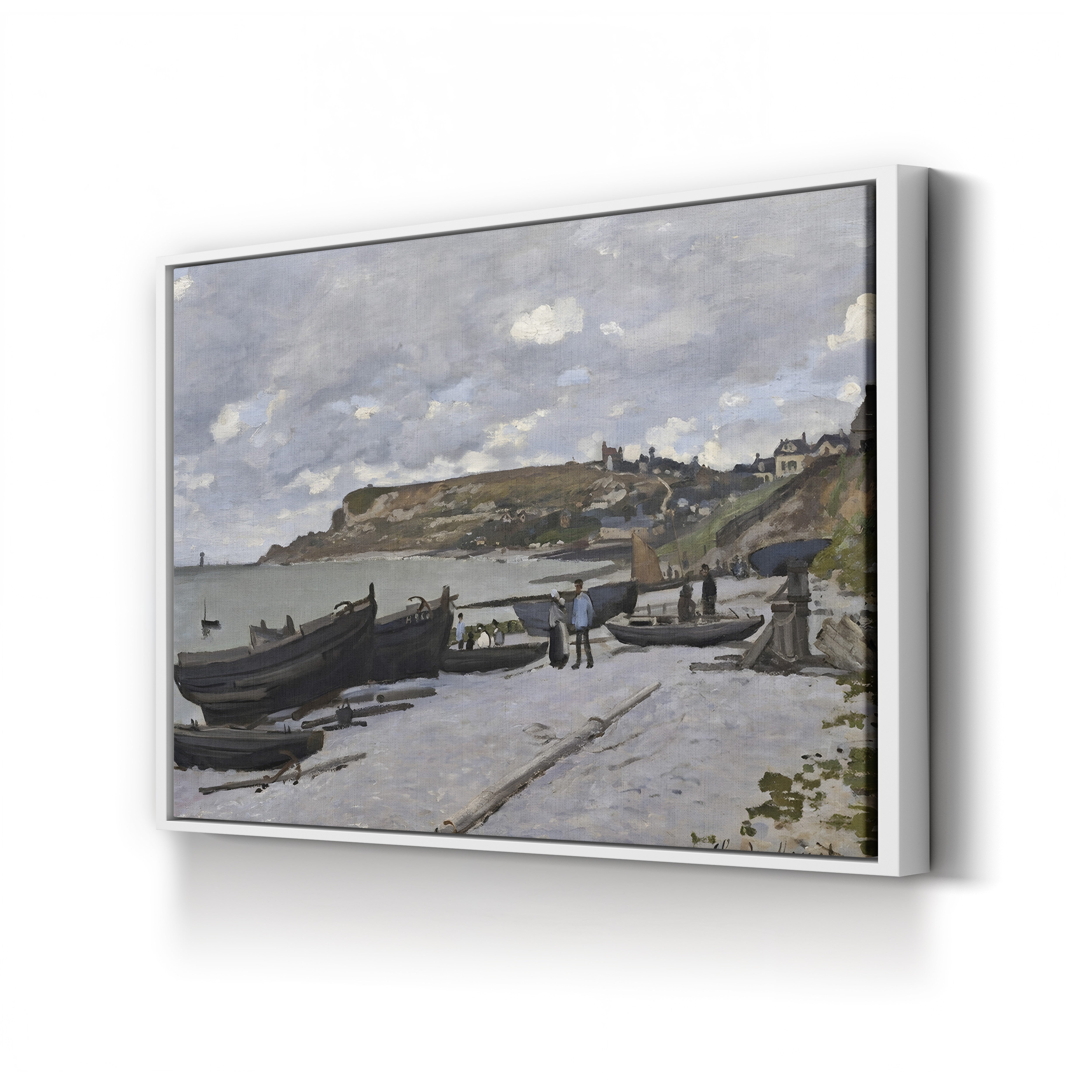 Sainte-Adresse (Bateaux de pêche sur le rivage), 1867 by Claude Monet