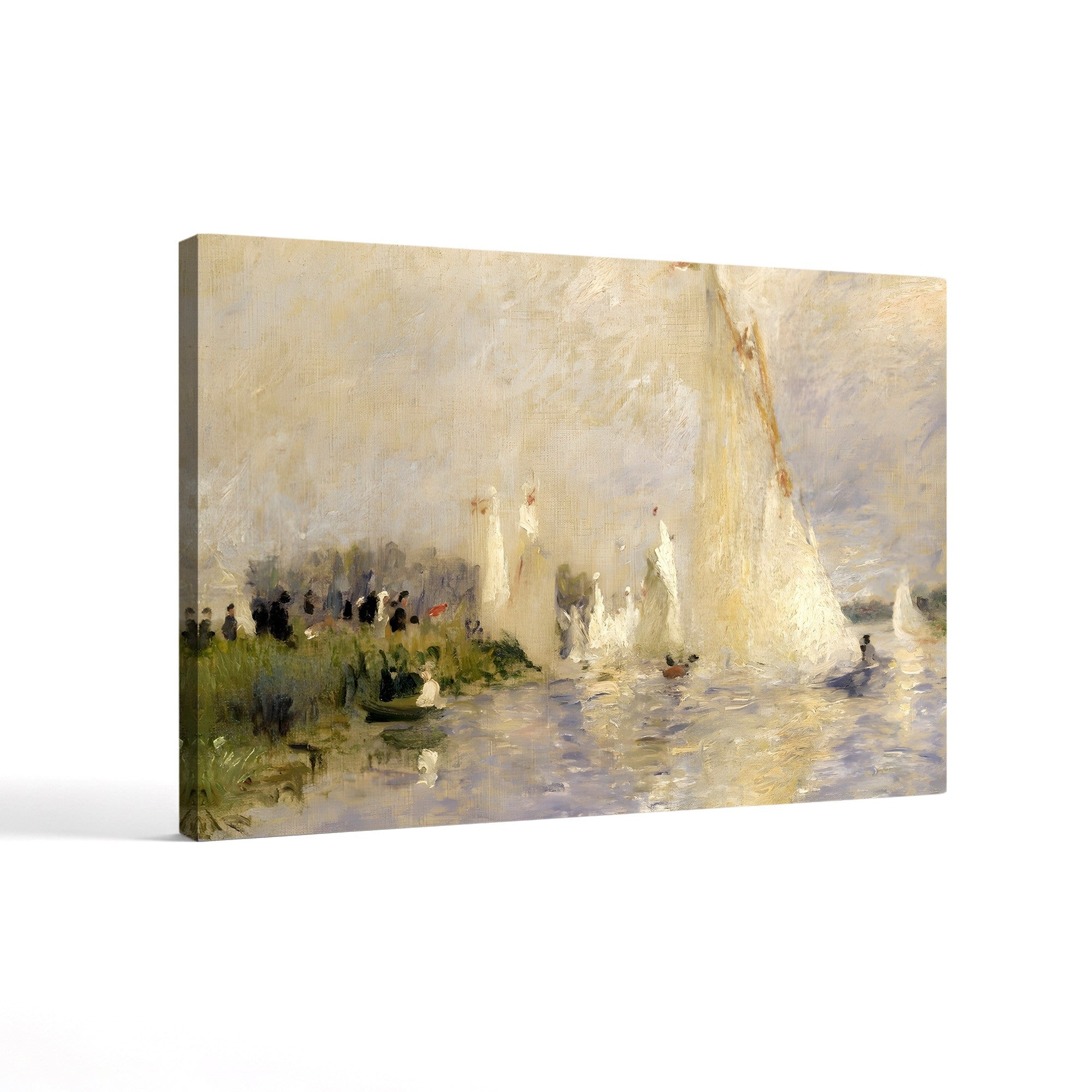 Regatta at Argenteuil – Renoir Wall Art | Impressionist River Canvas