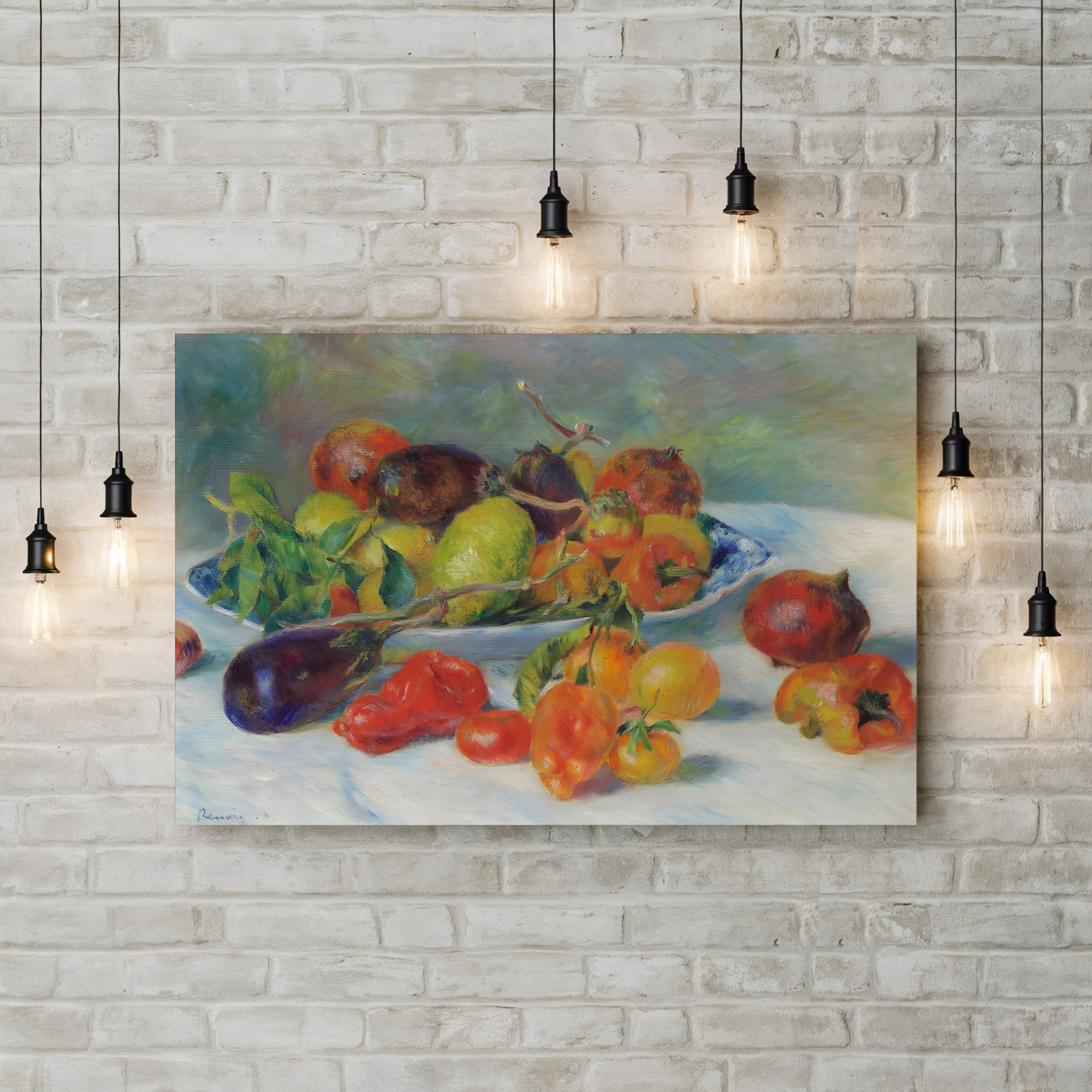 Fruits of the Midi – Pierre-Auguste Renoir Wall Art | Impressionist Still Life Canvas Print