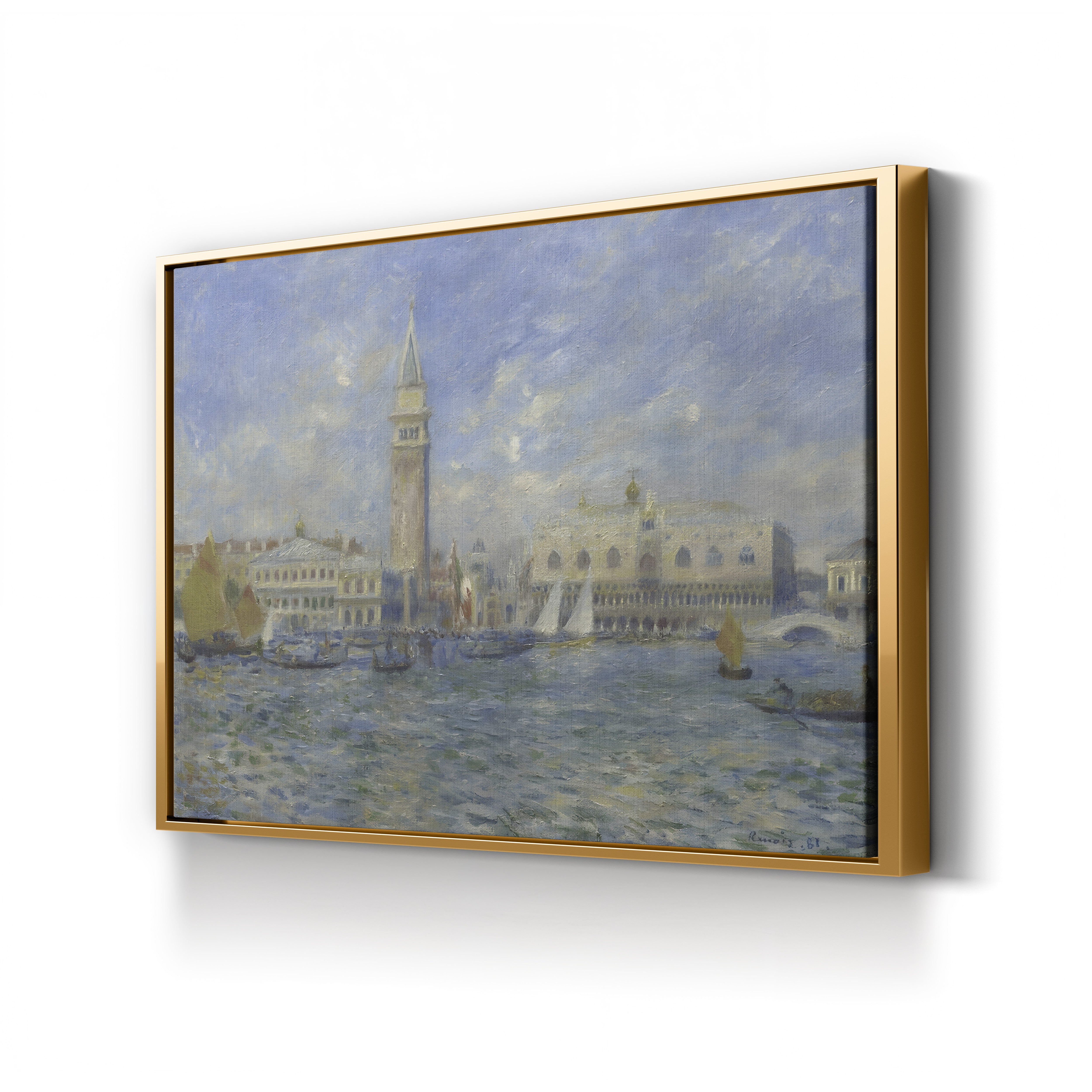 Venice, the Doge's Palace, 1881 – Pierre-Auguste Renoir Wall Art | Impressionist Venetian Canvas Print