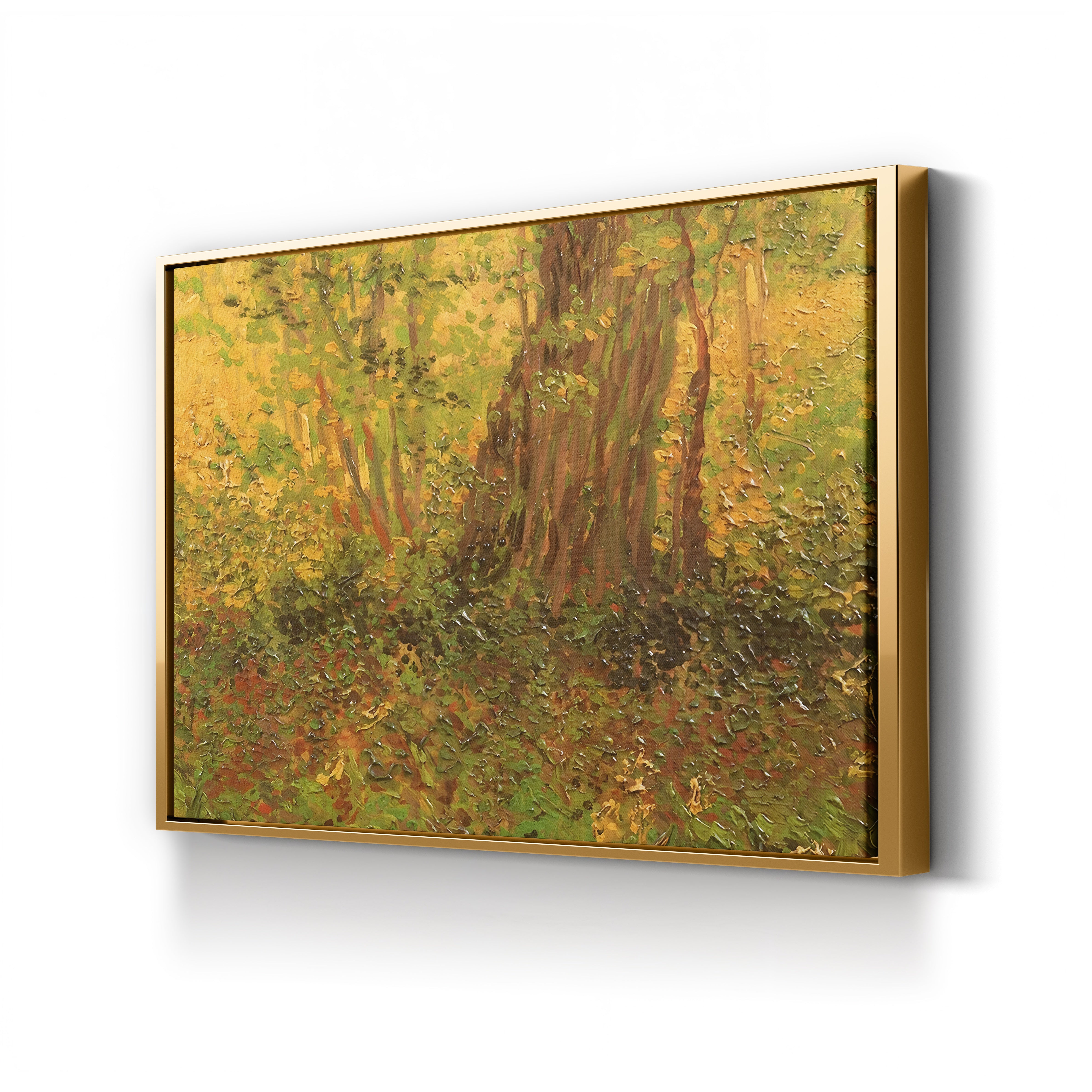 Dense Undergrowth – Vincent van Gogh Wall Art | Post-Impressionist Nature Study Canvas Print