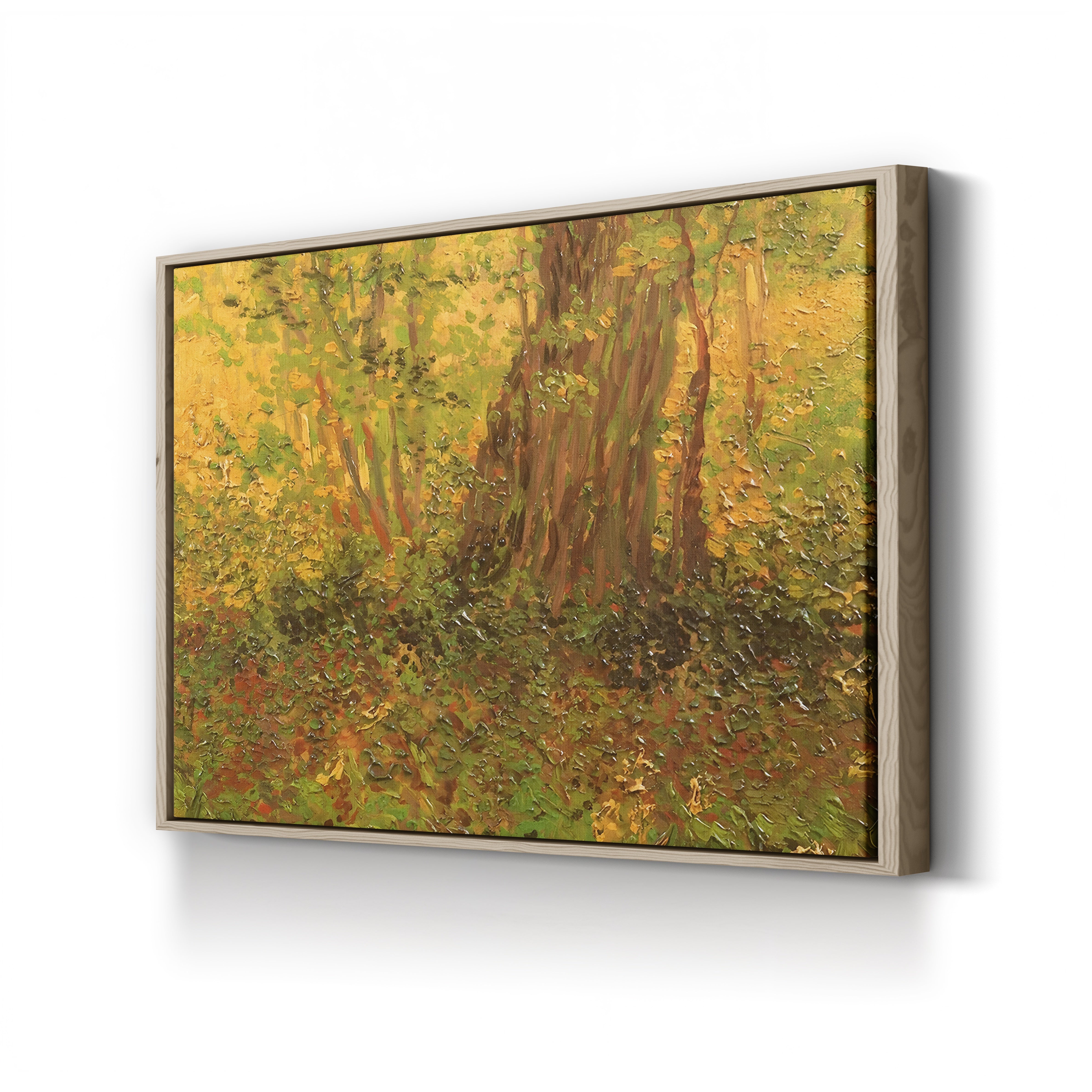 Dense Undergrowth – Vincent van Gogh Wall Art | Post-Impressionist Nature Study Canvas Print