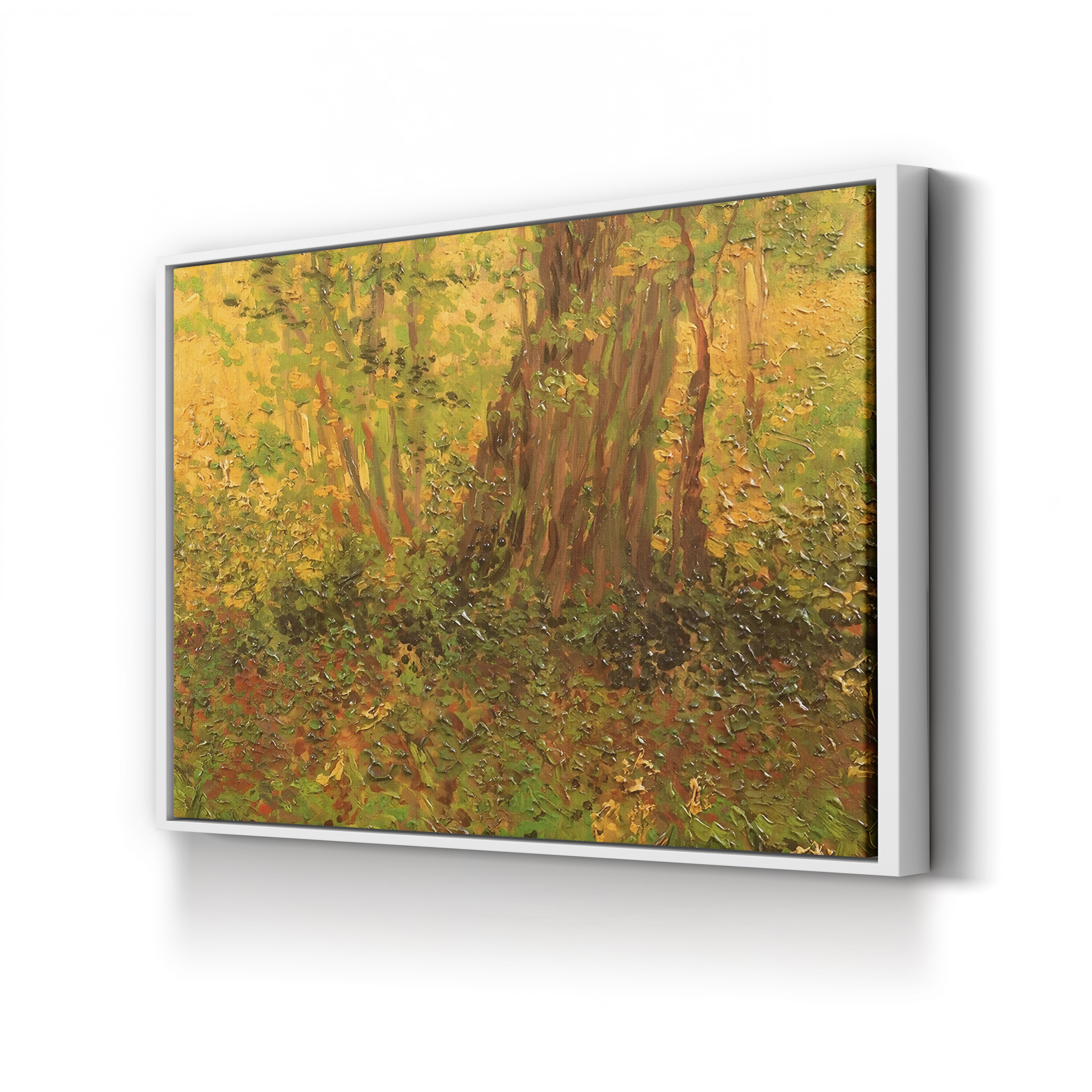 Dense Undergrowth – Vincent van Gogh Wall Art | Post-Impressionist Nature Study Canvas Print