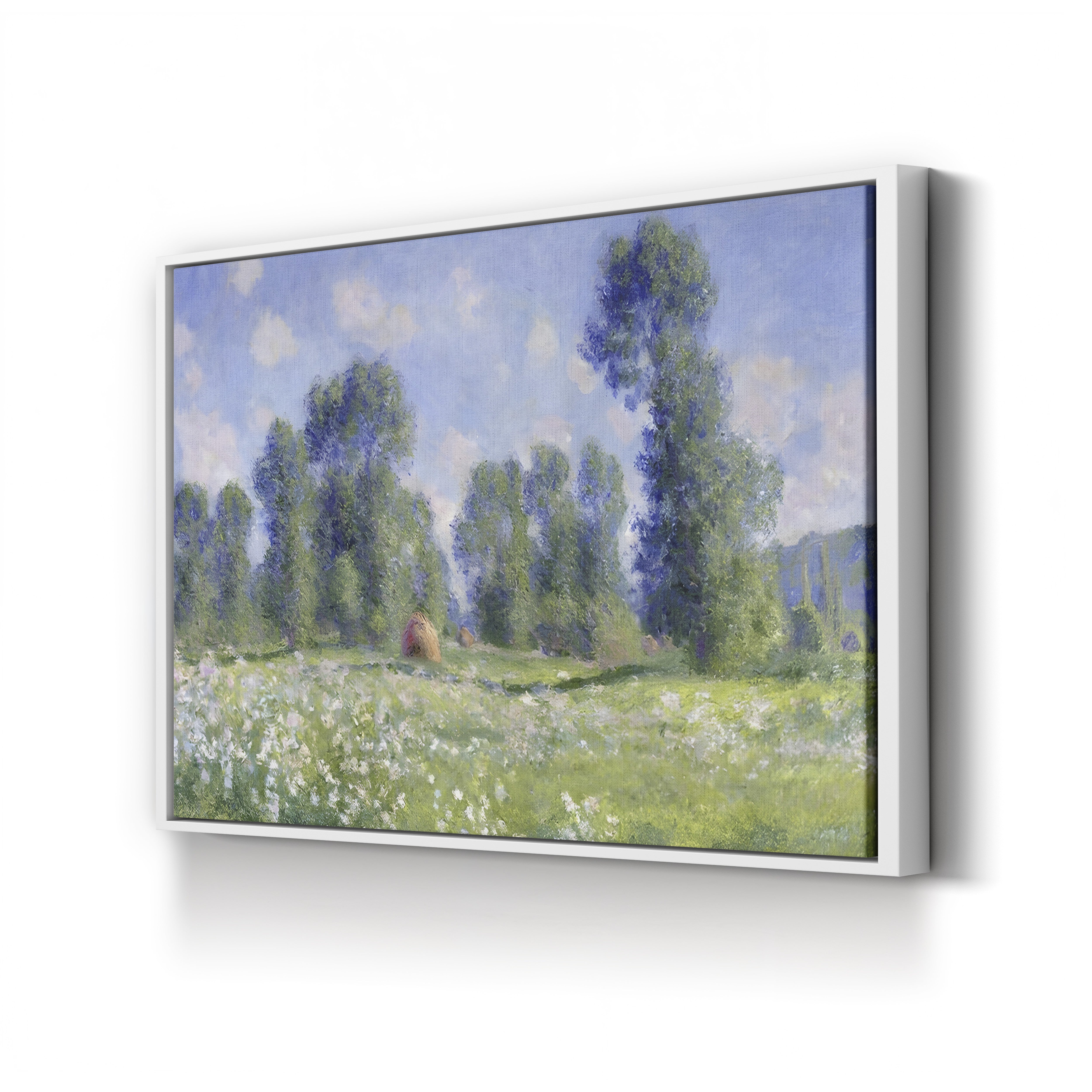 Effect of Spring, Giverny, 1890 – Claude Monet Wall Art | Impressionist Landscape Canvas Print