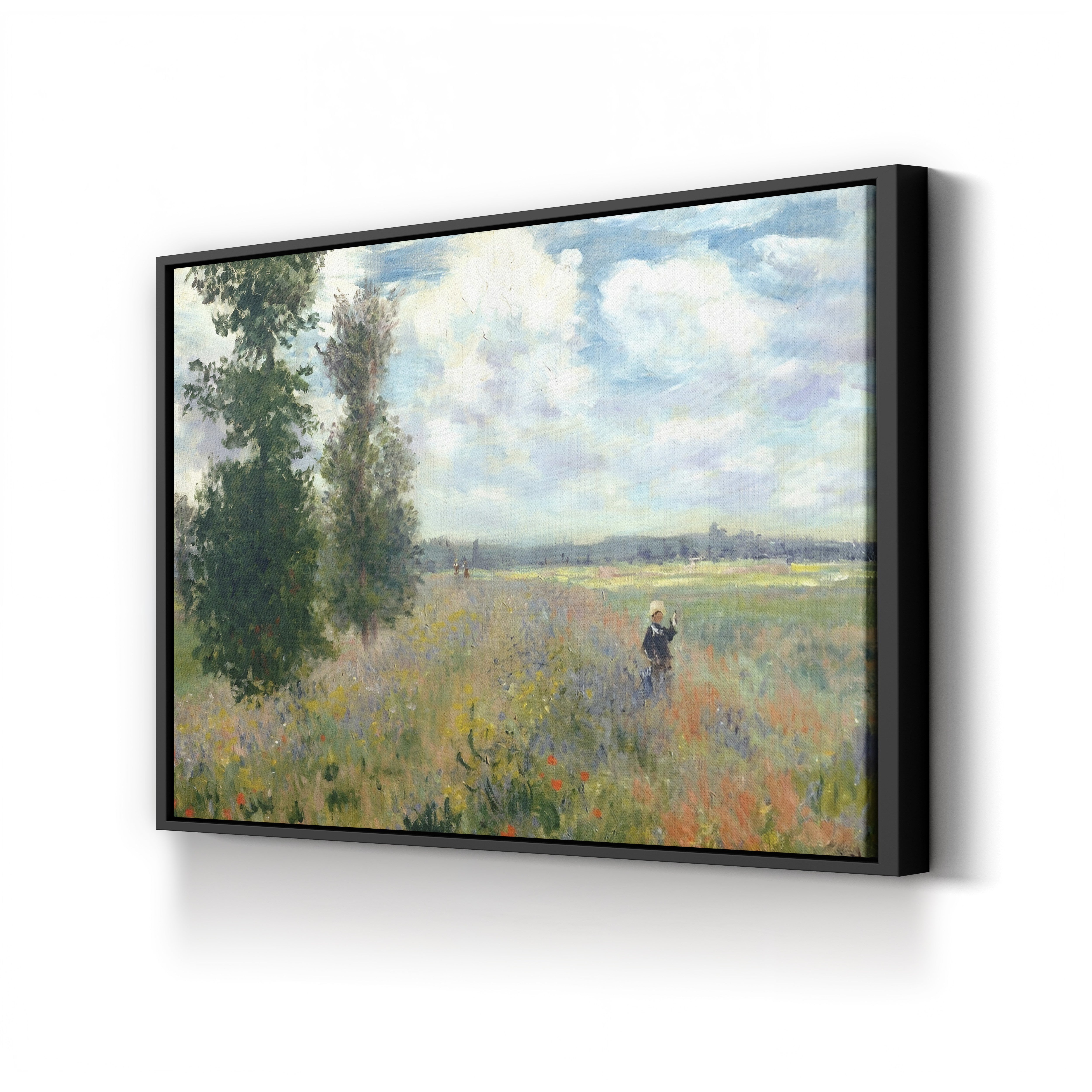 Poppy Fields near Argenteuil (Champs de coquelicots près d’Argenteuil), 1875 by Claude Monet