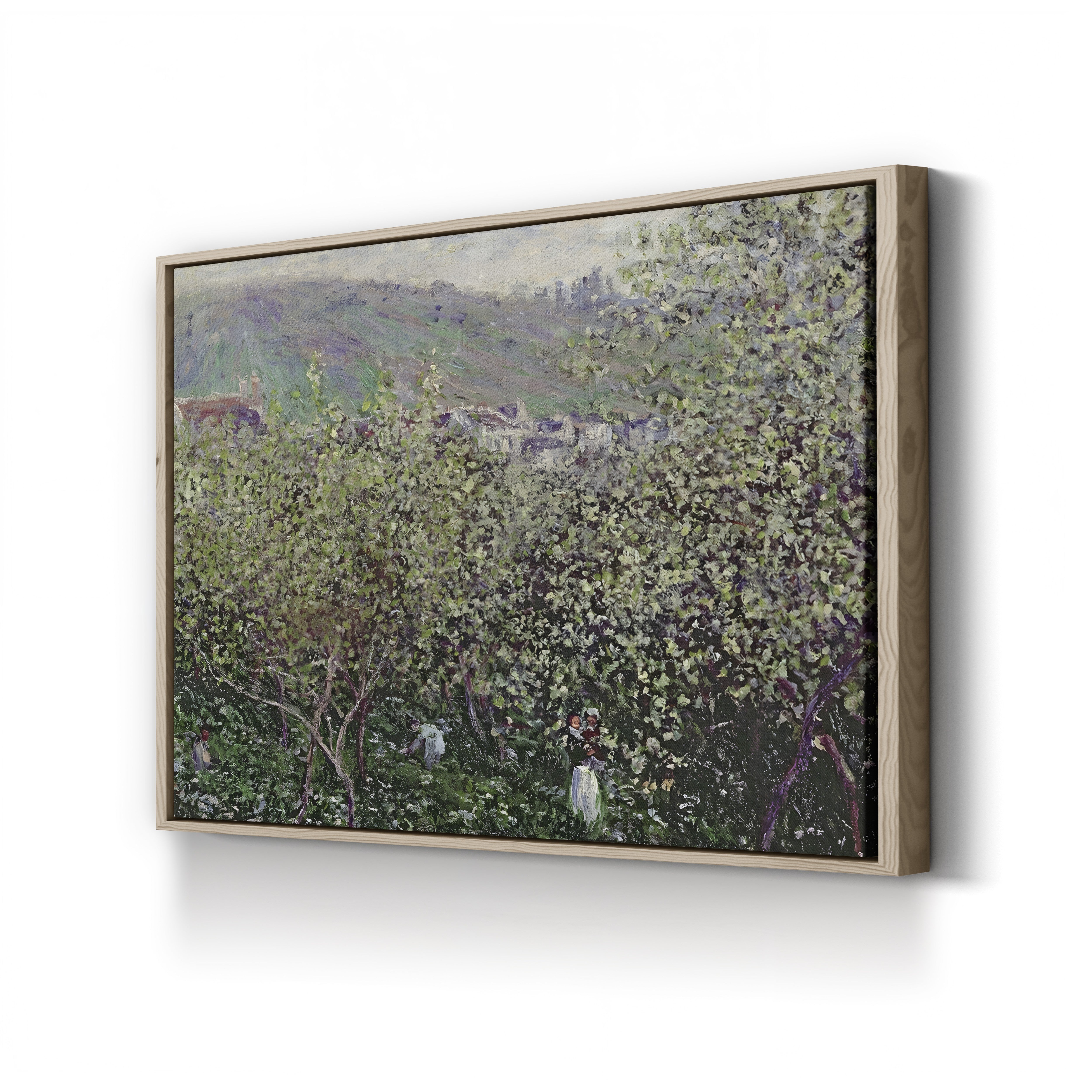 Fruit Pickers, 1879 – Claude Monet Wall Art | Impressionist Figurative Landscape Canvas Print