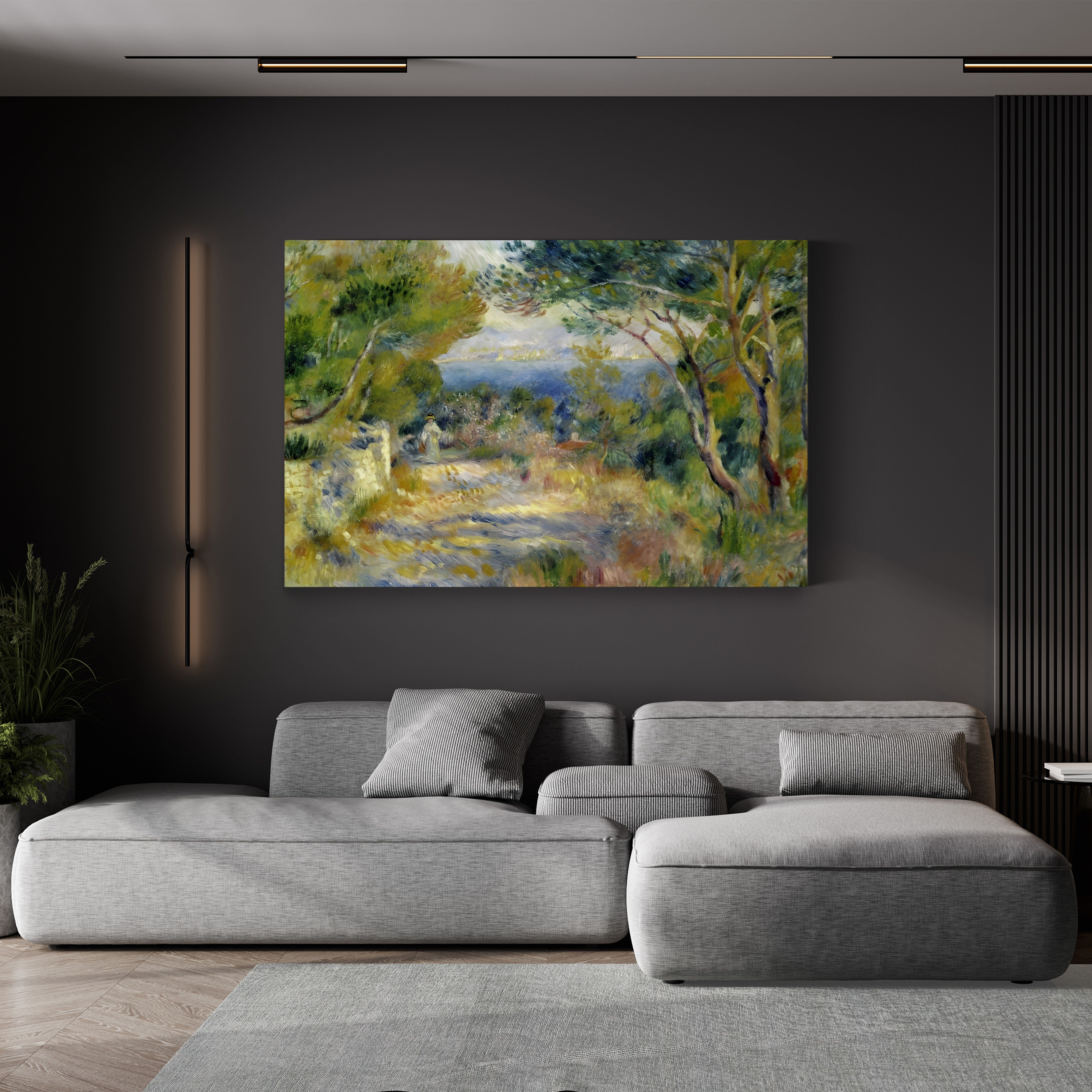 L'Estaque, 1882 – Renoir Wall Art | Impressionist Landscape Canvas