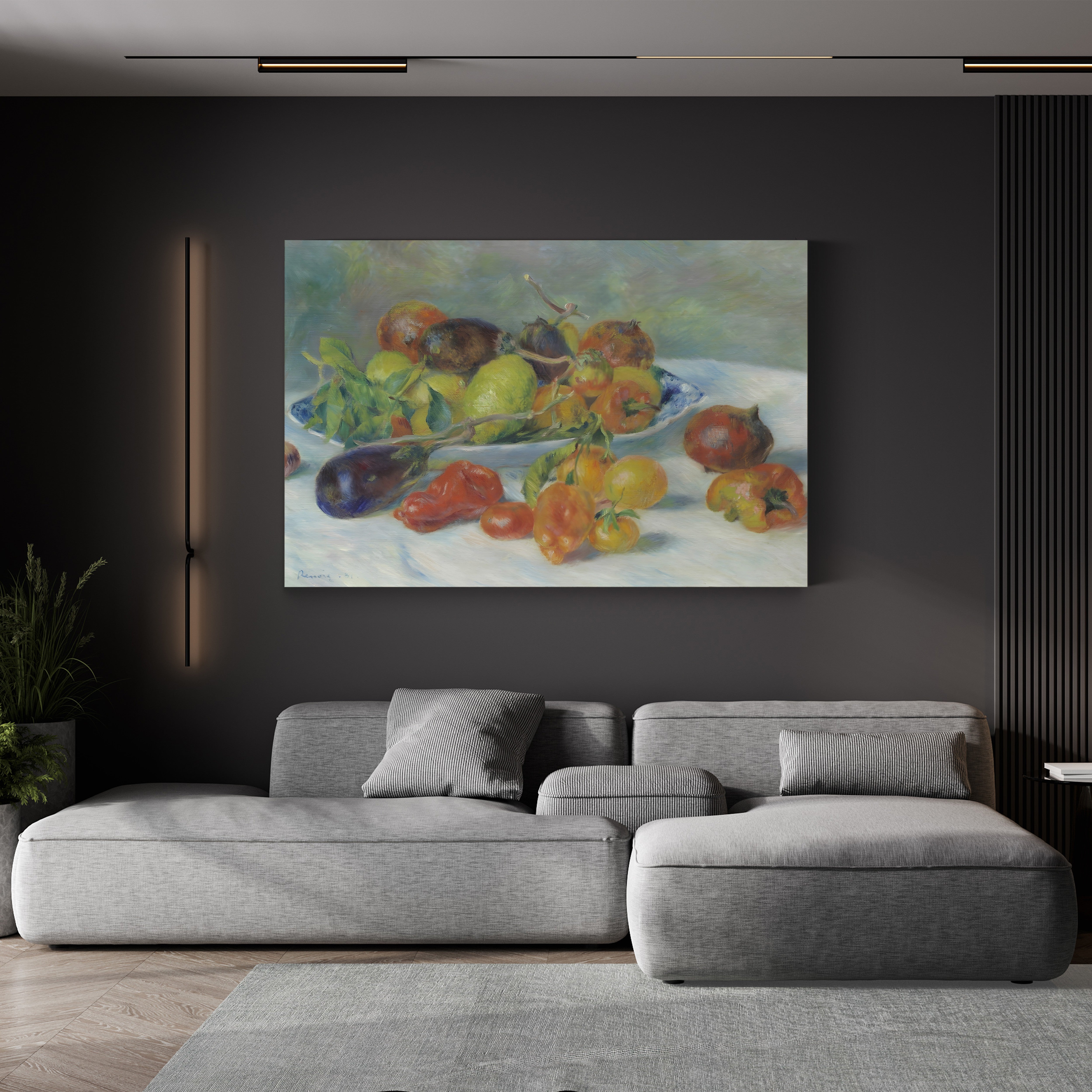 Fruits of the Midi, 1881 – Pierre-Auguste Renoir Wall Art | Impressionist Still Life Canvas Print