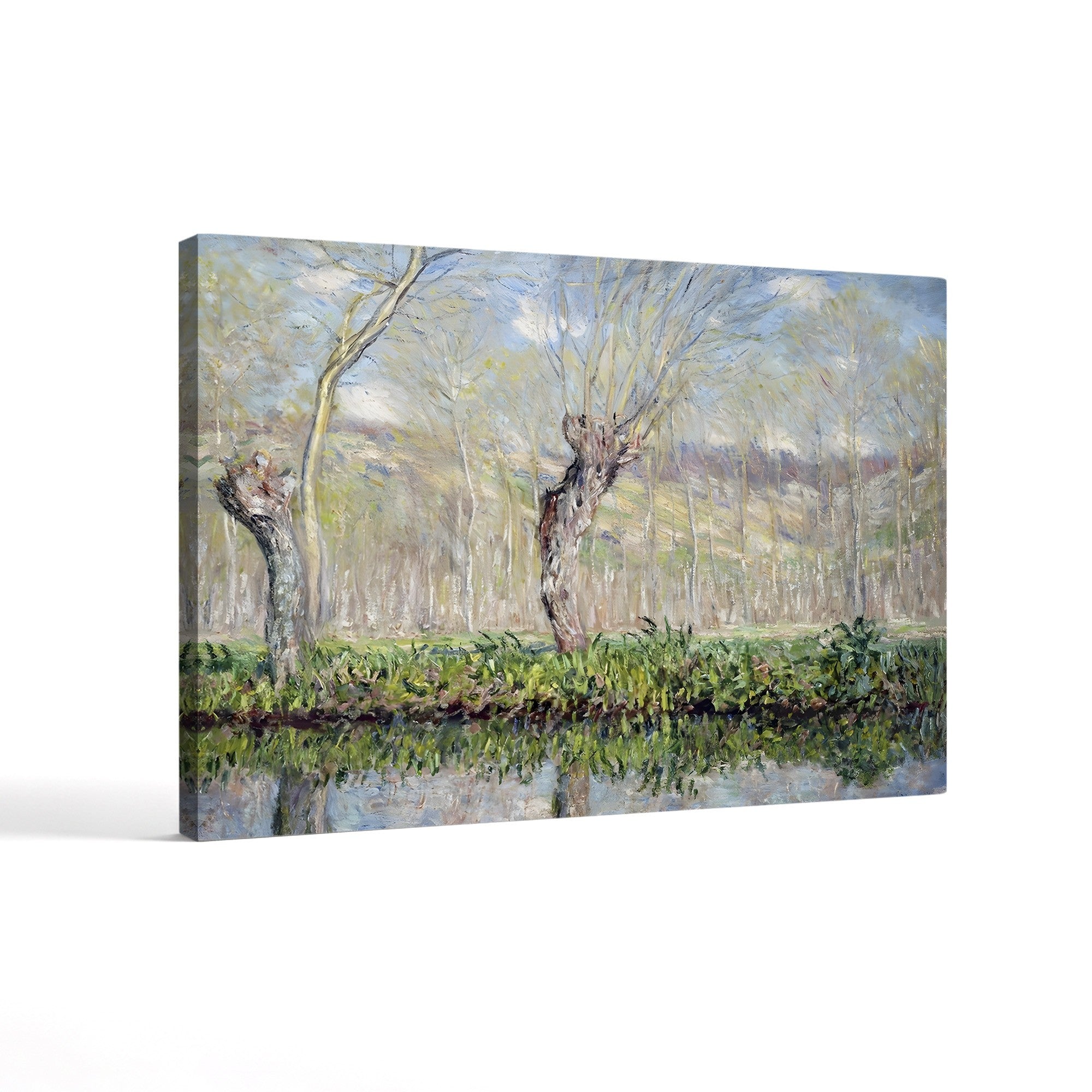 Spring, the Border of the Epte (Printemps, Bord de l’Epte), 1885 by Claude Monet
