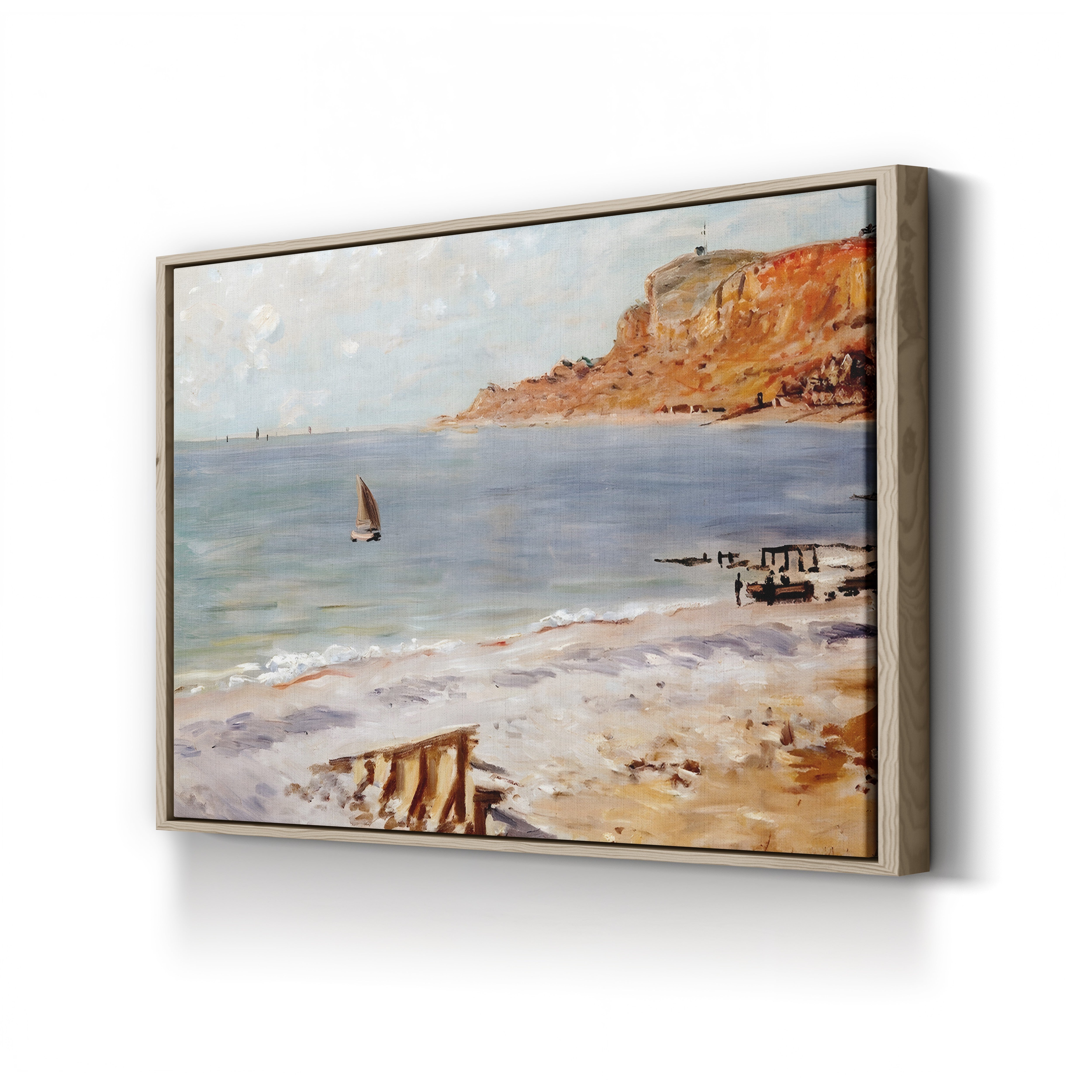 Seascape at Sainte-Adresse by Claude Monet