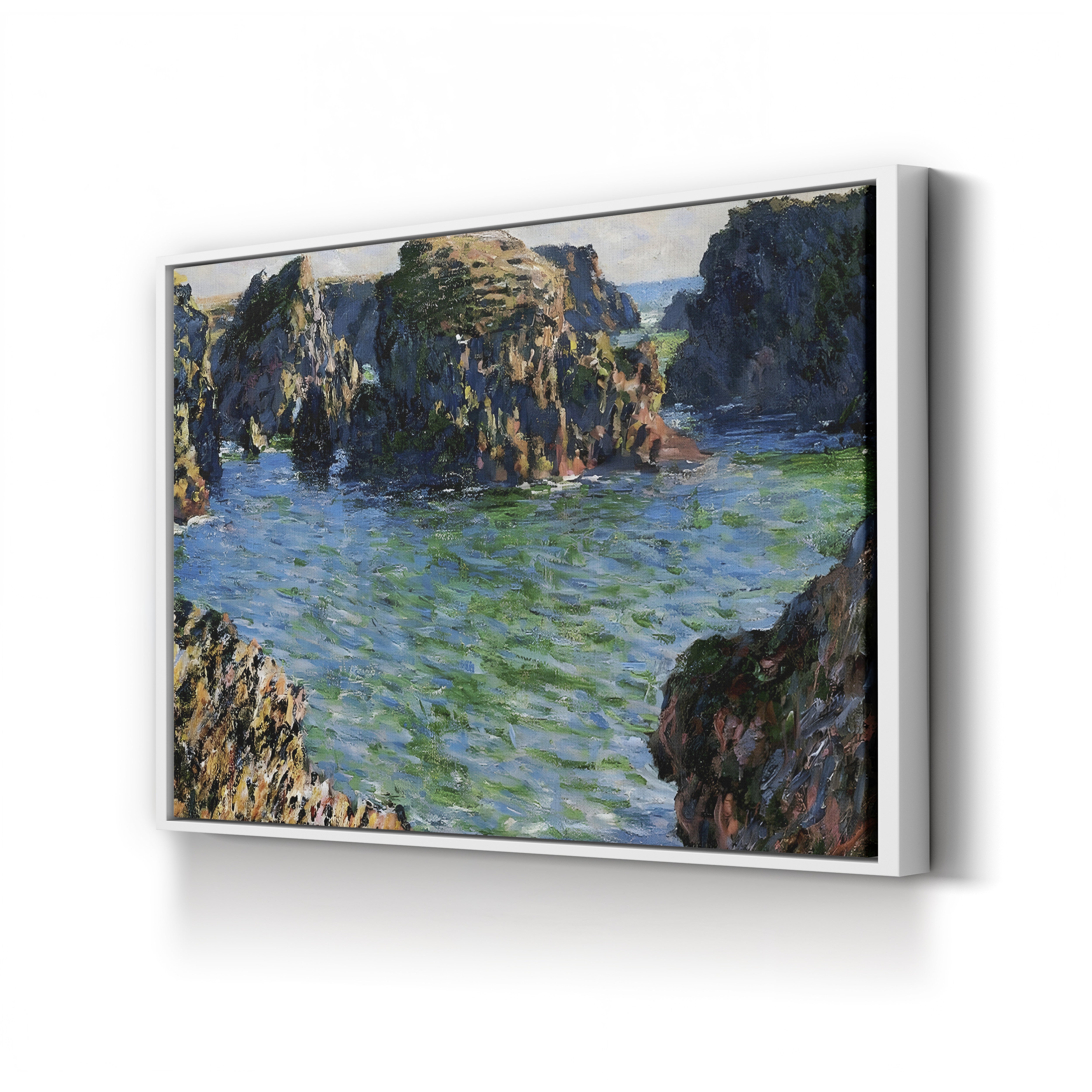 Port-Goulphar, Belle-Île, Brittany (Port-Goulphar, Belle-Île), 1886 by Claude Monet