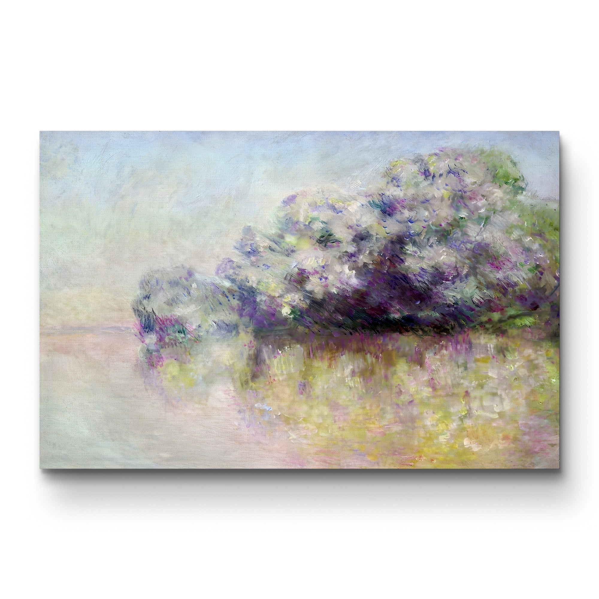 Île aux Orties near Vernon – Claude Monet Wall Art | Impressionist River Landscape Canvas Print