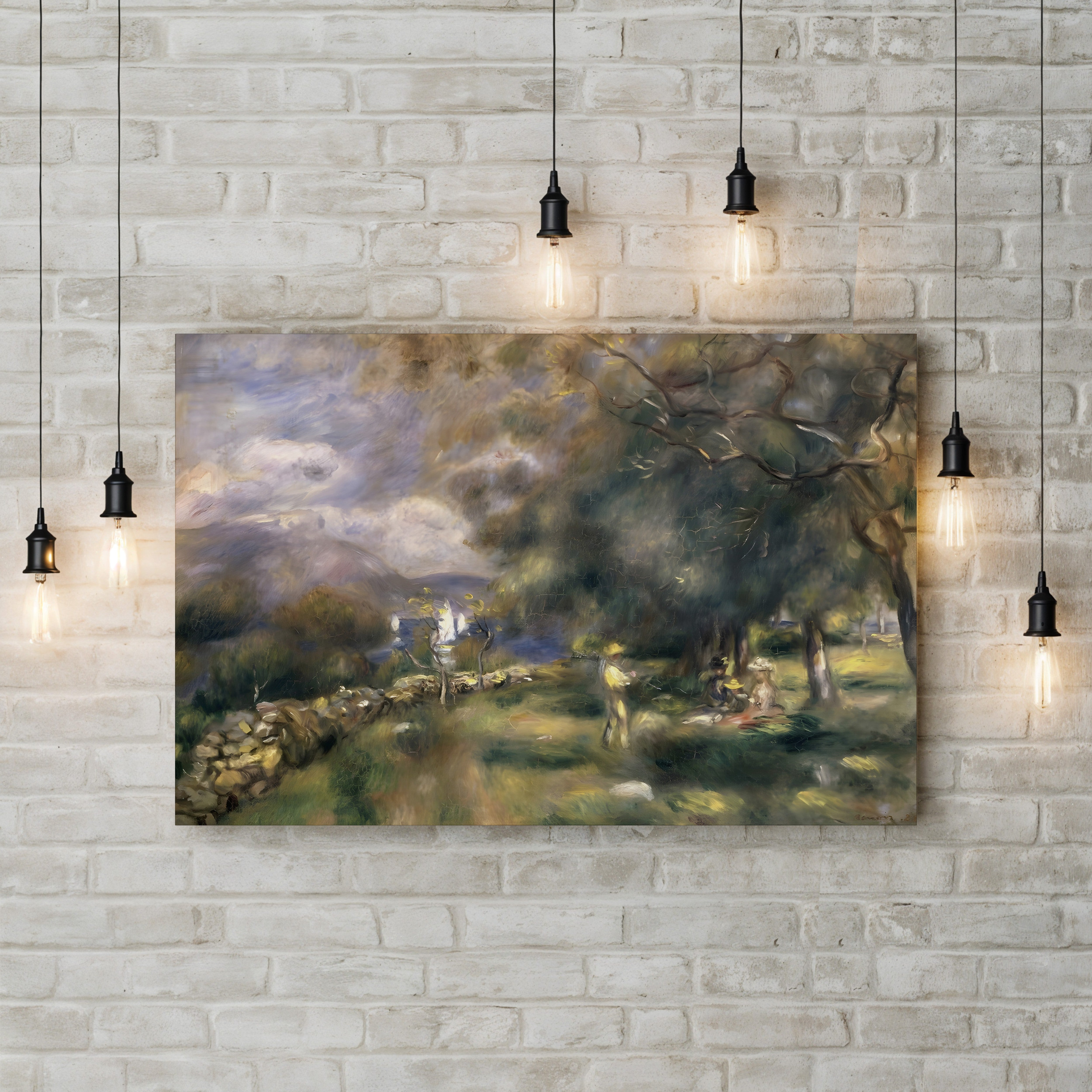 Peninsula of Saint Jean, 1888 – Renoir Wall Art | Impressionist Canvas