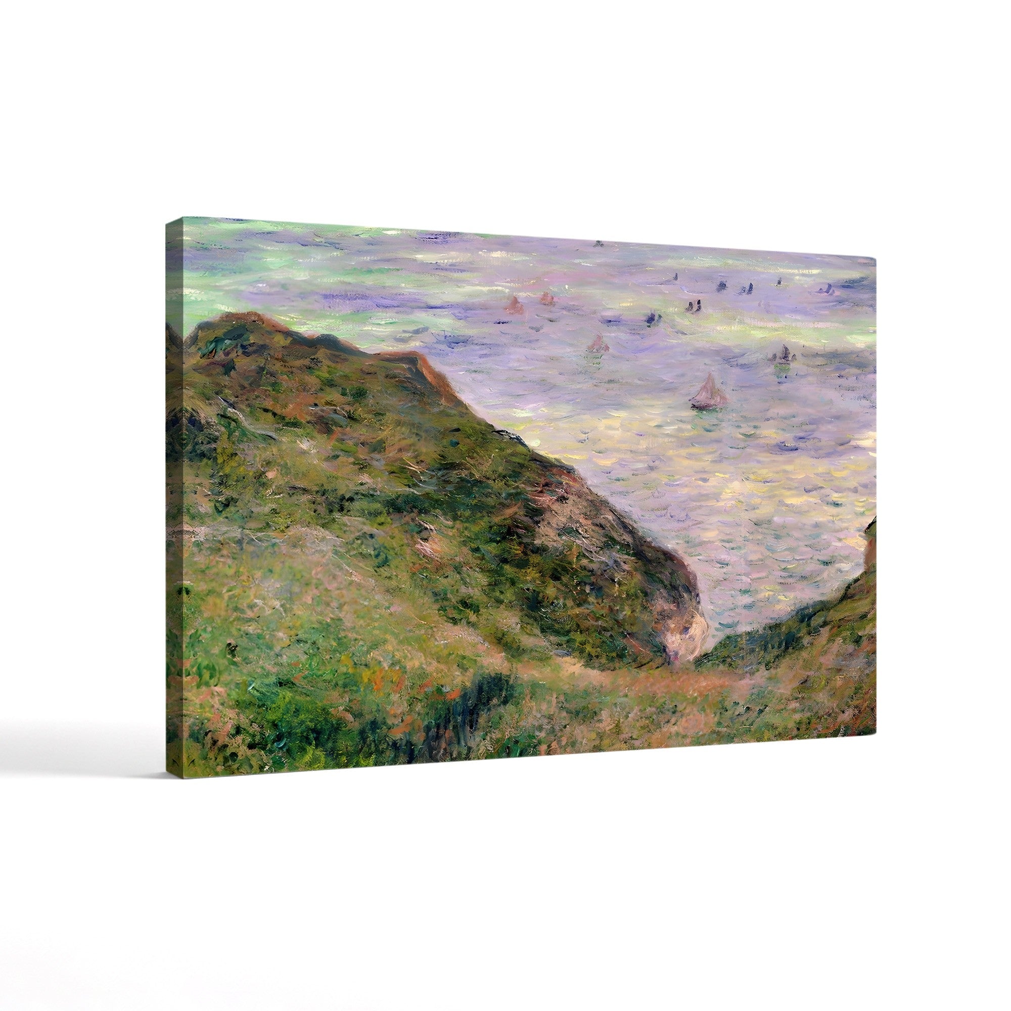 On the Cliff at Pourville (Sur la falaise à Pourville), 1882 by Claude Monet