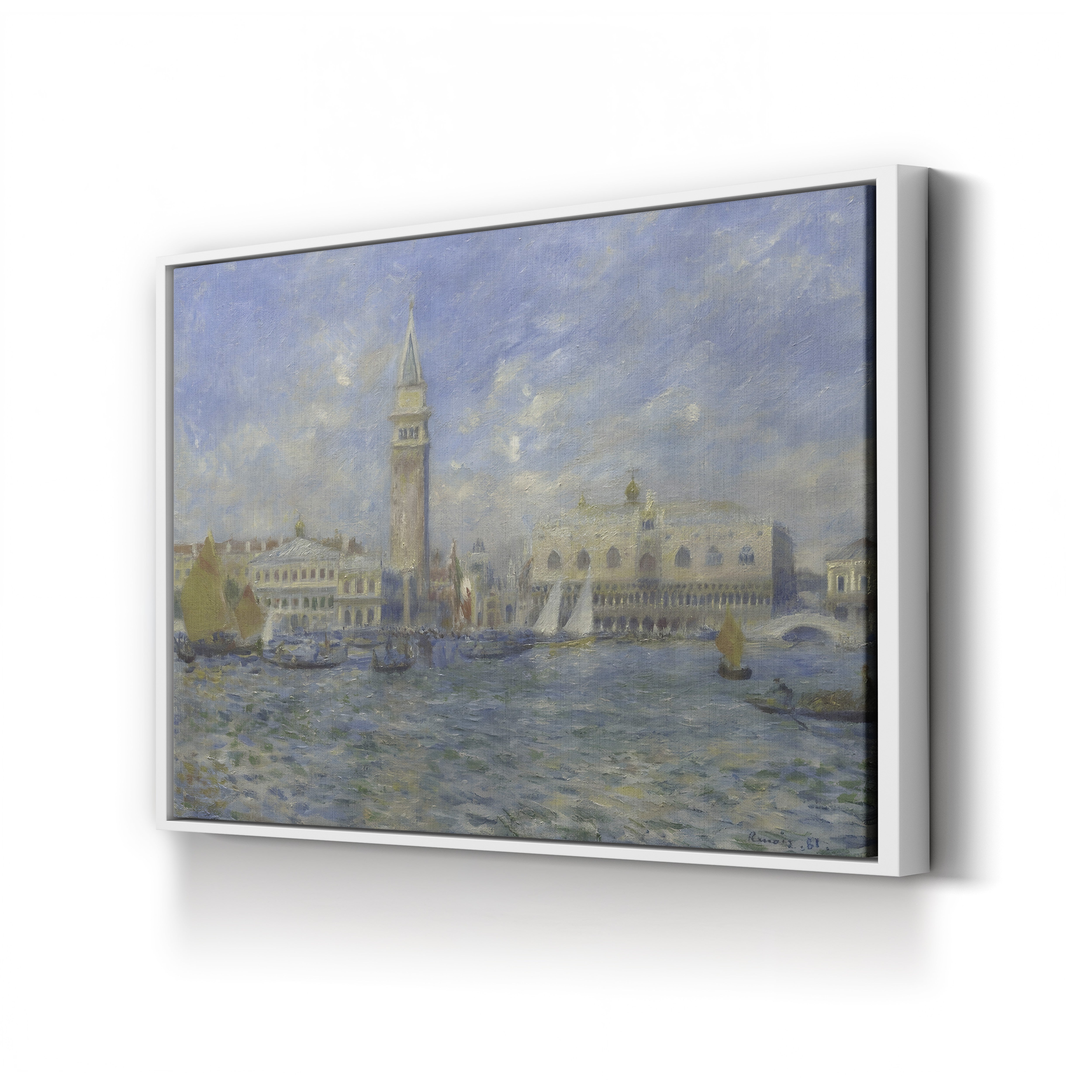 Venice, the Doge's Palace, 1881 – Pierre-Auguste Renoir Wall Art | Impressionist Venetian Canvas Print