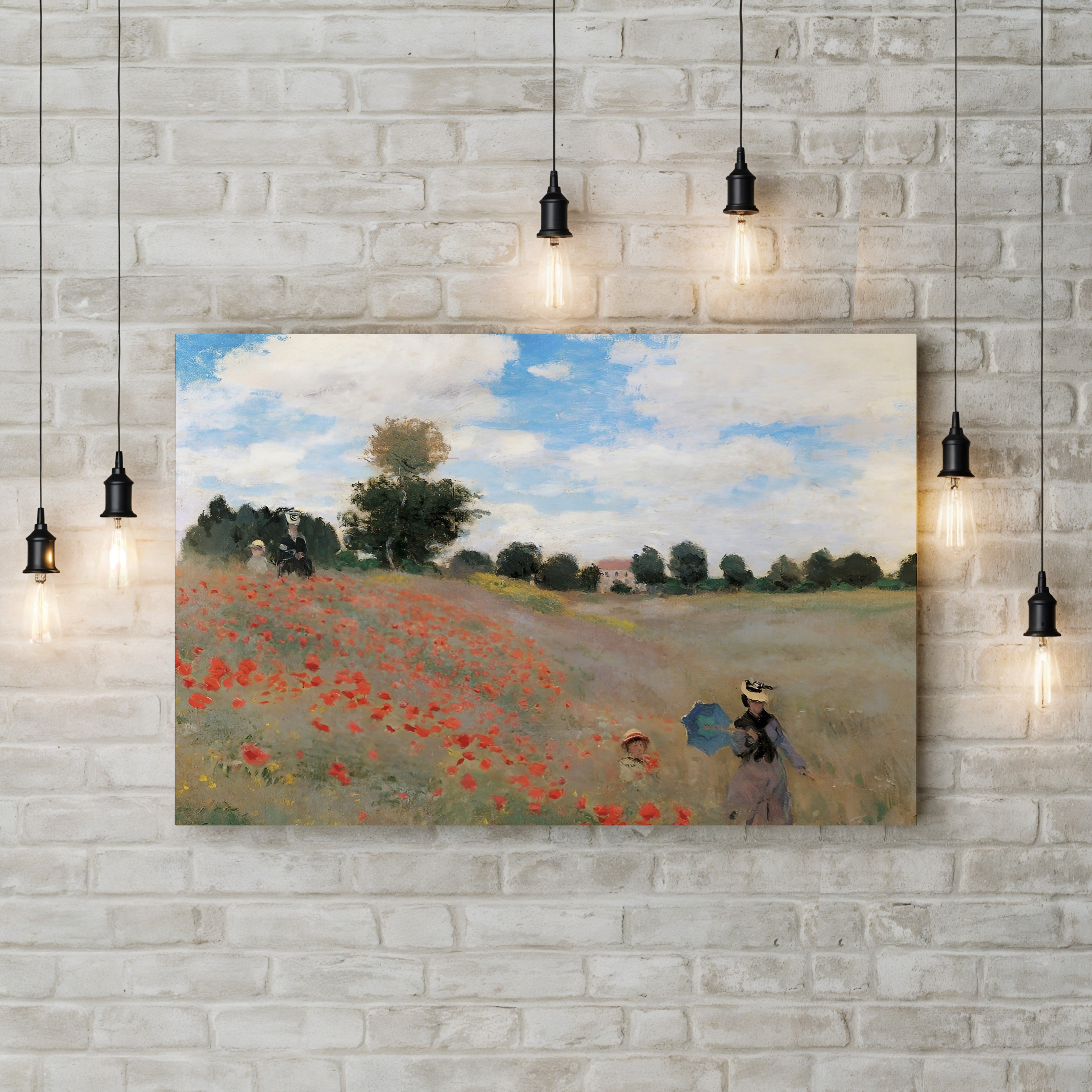 Poppy Field (Les Coquelicots), 1873 by Claude Monet