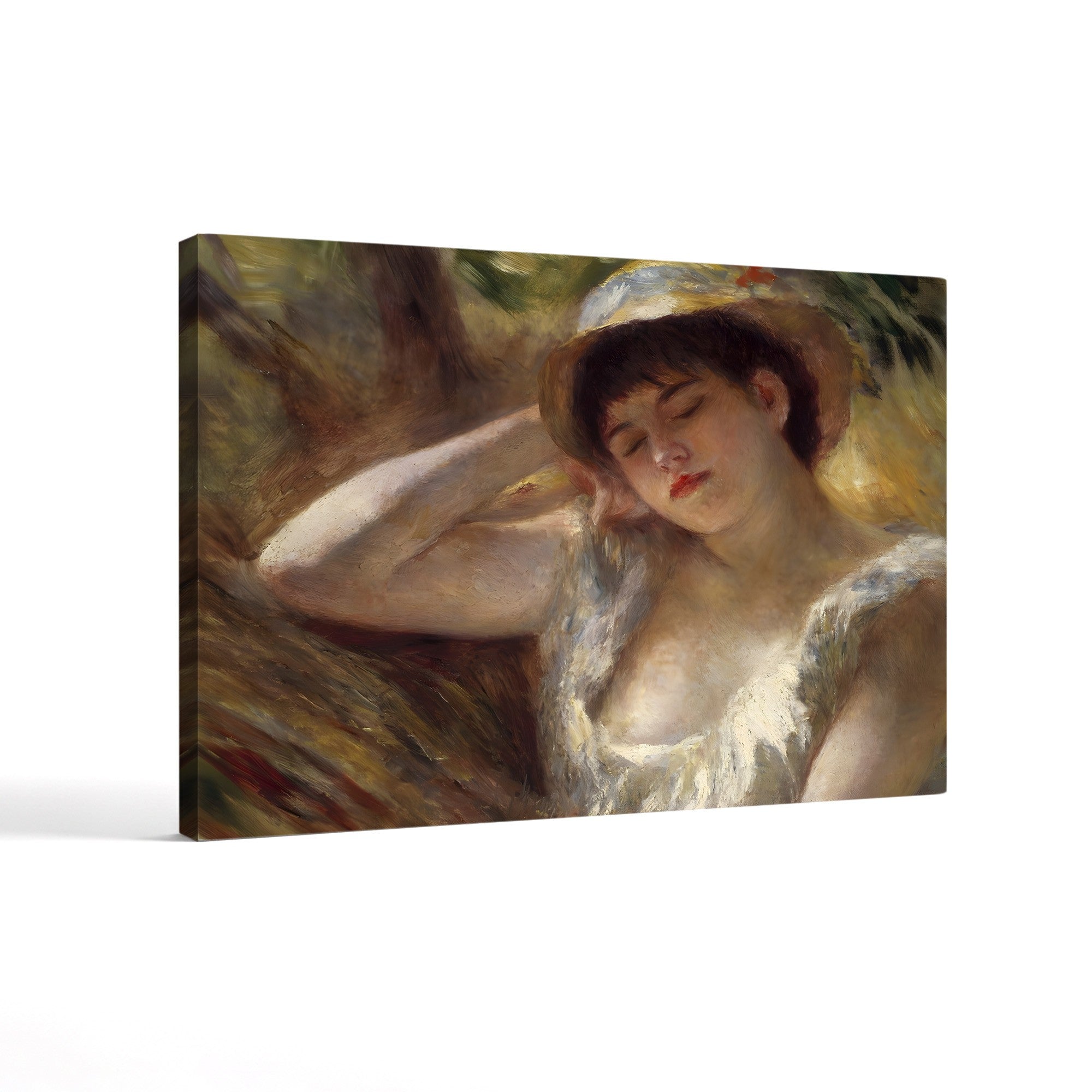 The Sleeper, 1880 – Pierre-Auguste Renoir Wall Art | Impressionist Portrait Canvas Print