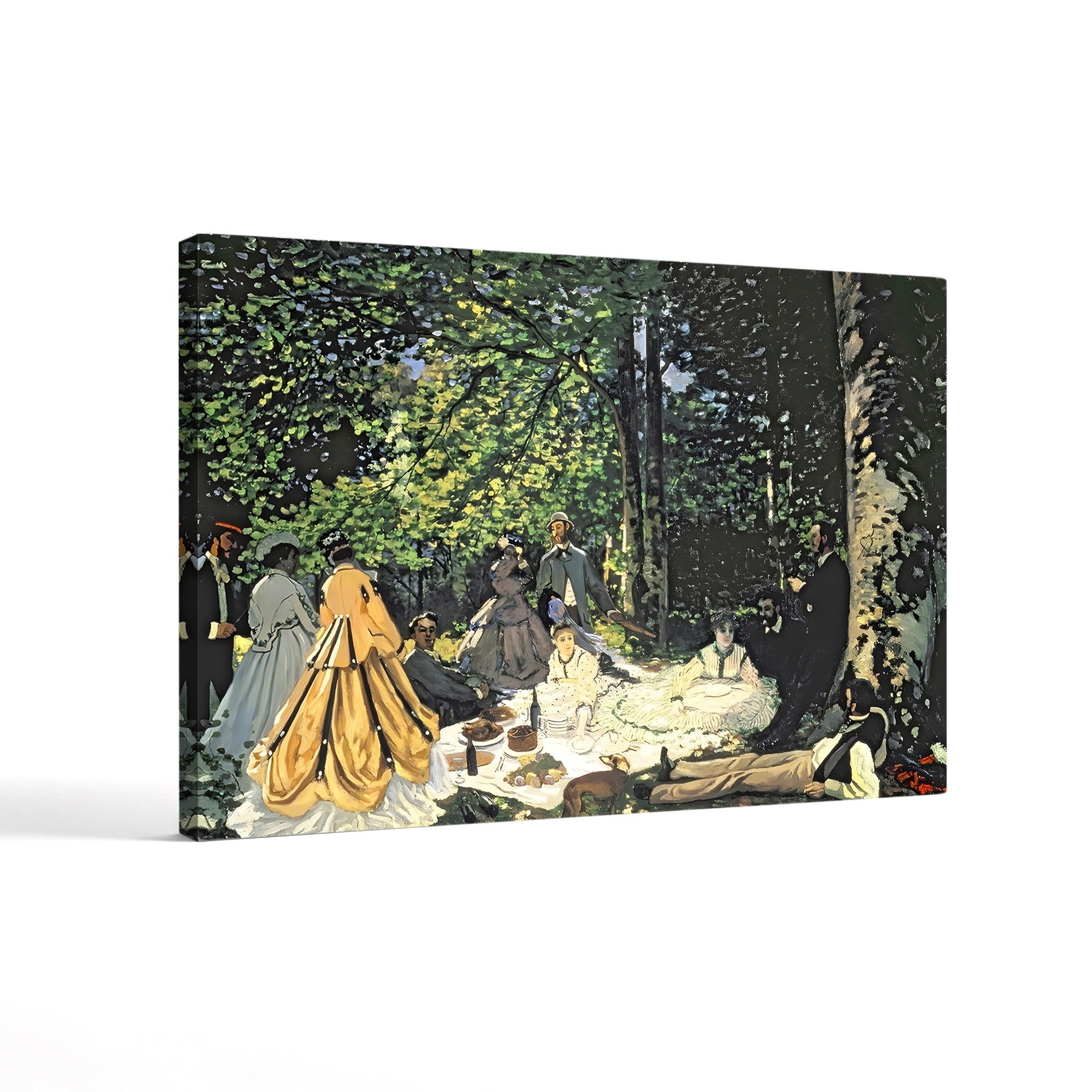 Luncheon on the Grass (Le Déjeuner sur l’herbe), 1865-66 by Claude Monet